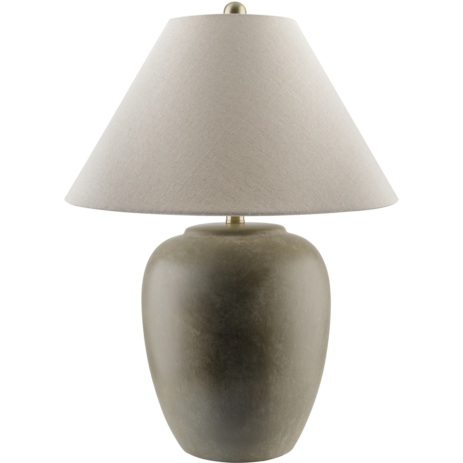 Serrano 24 inch 100 watt Gray Accent Table Lamp Portable Light