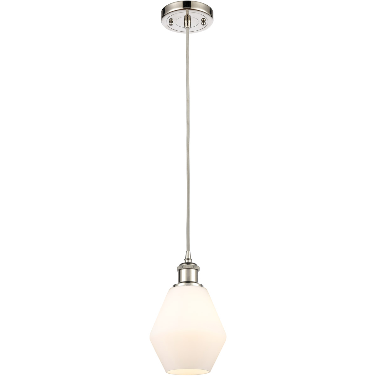 Ballston Cindyrella LED 6 inch Polished Nickel Mini Pendant Ceiling Light