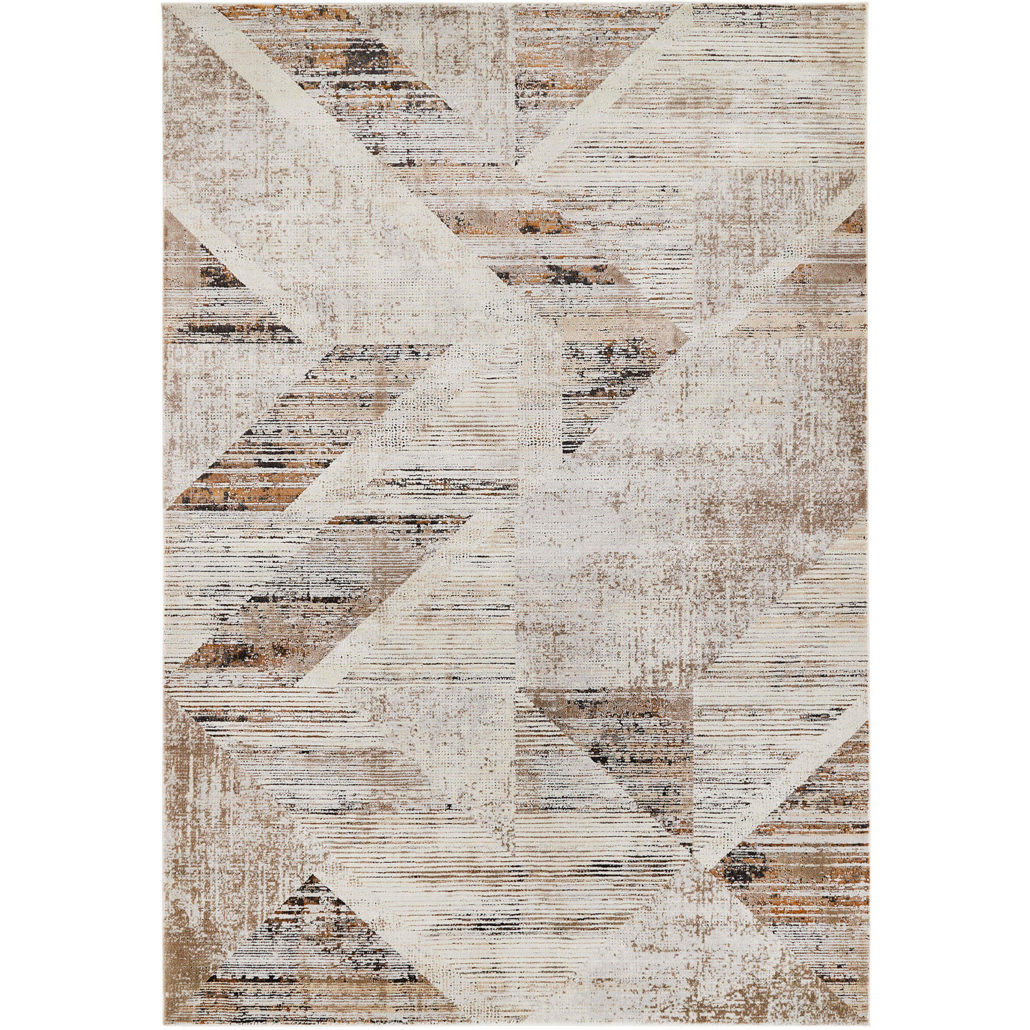 Hadim 90 X 63 inch Mineral Tones Rug in 5 x 7