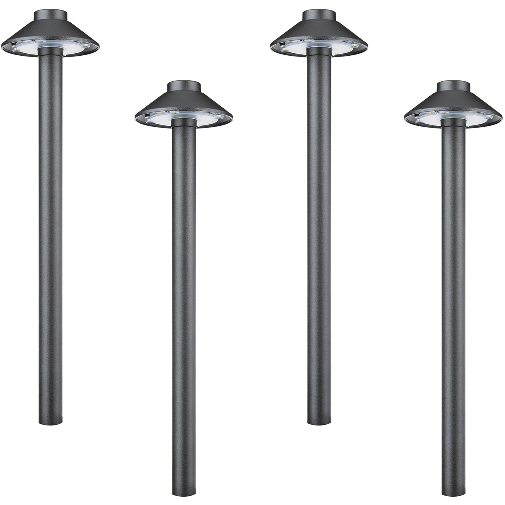 Interpath 12 2.5 watt Black Path and Area Light in 2700K Warm LED, WAC Landscape