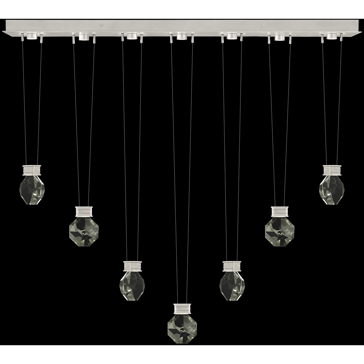 Aria 14 Light 60 inch Silver Pendant Ceiling Light