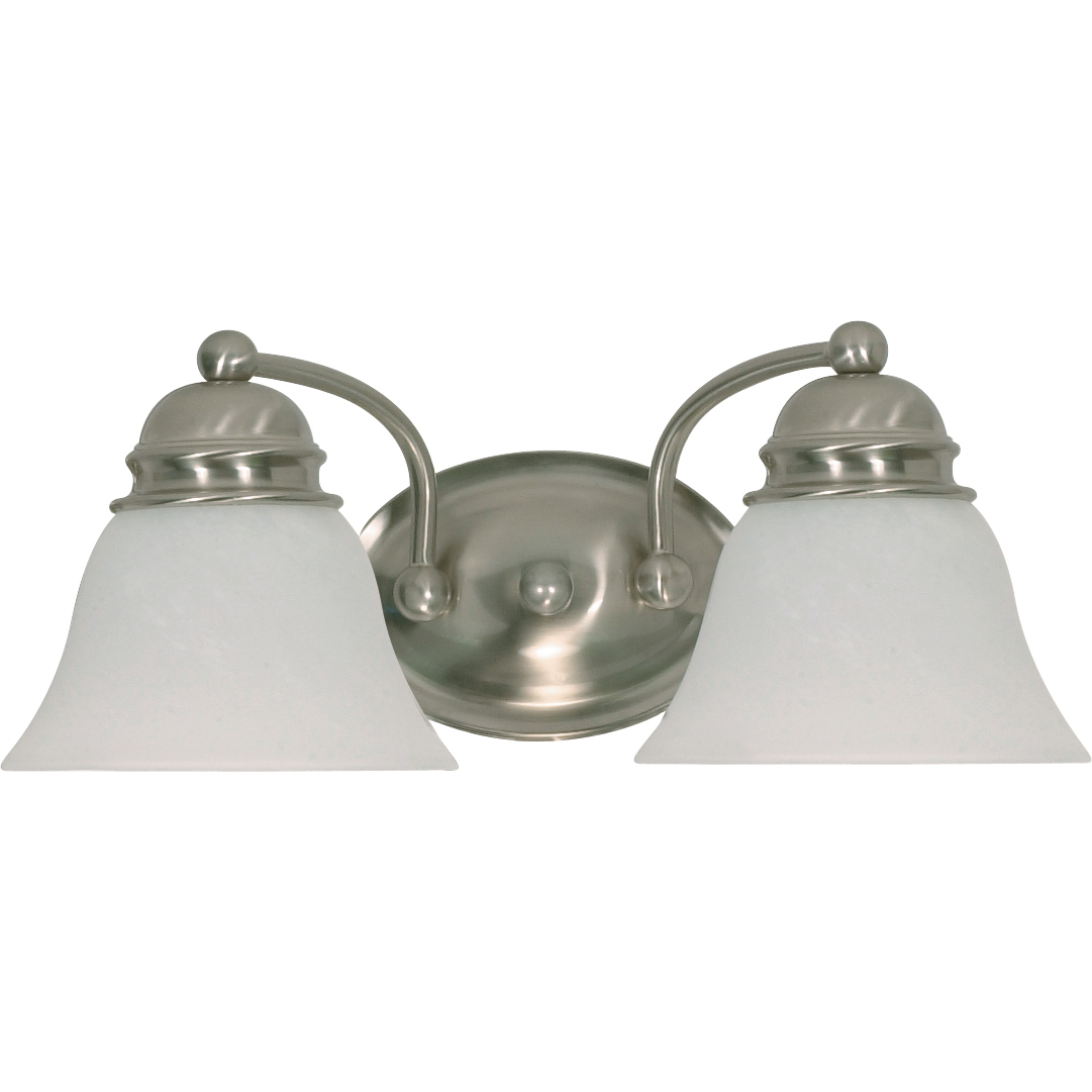 Brentwood 2 Light 15 inch Brushed Nickel Vanity Light Wall Light
