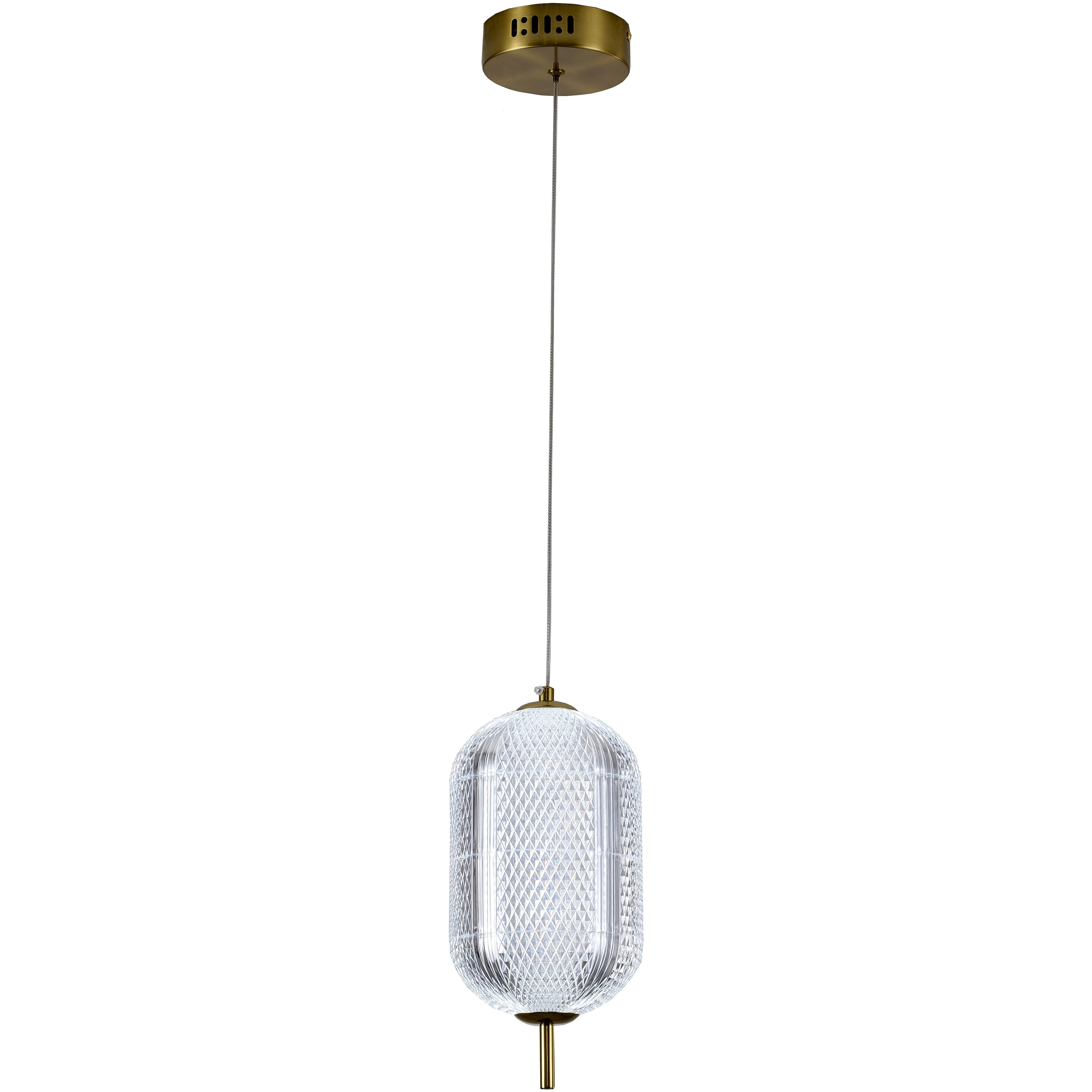 Canada LED 6 inch Brass Pendant Ceiling Light