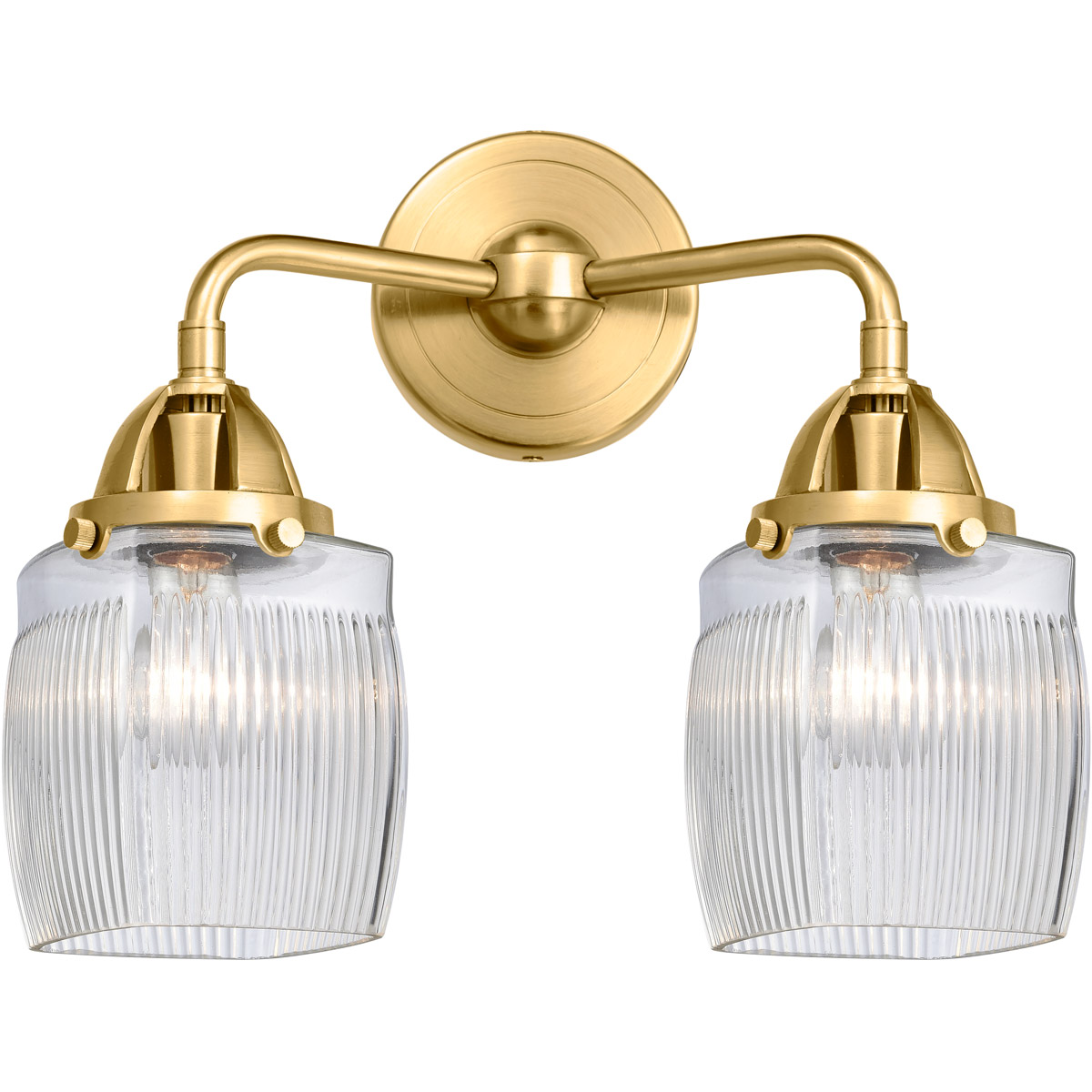 Nouveau 2 Colton LED 14 inch Satin Gold Bath Vanity Light Wall Light