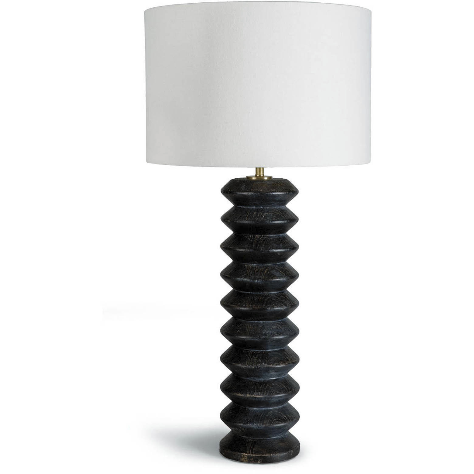 Accordion 33 inch 150.00 watt Ebony Table Lamp Portable Light