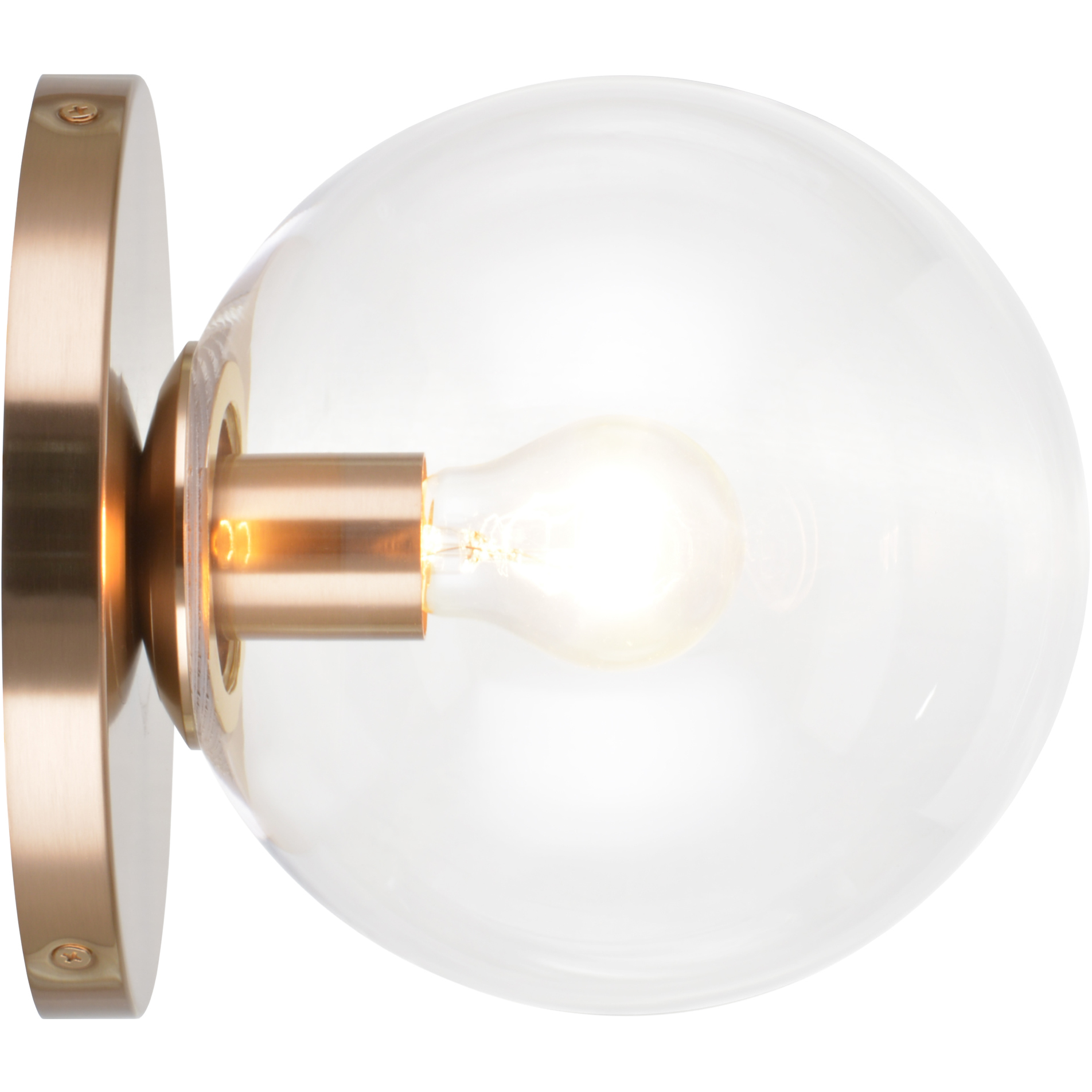 Cosmo 7 inch Aged Gold Brass Wall Sconce Wall Light