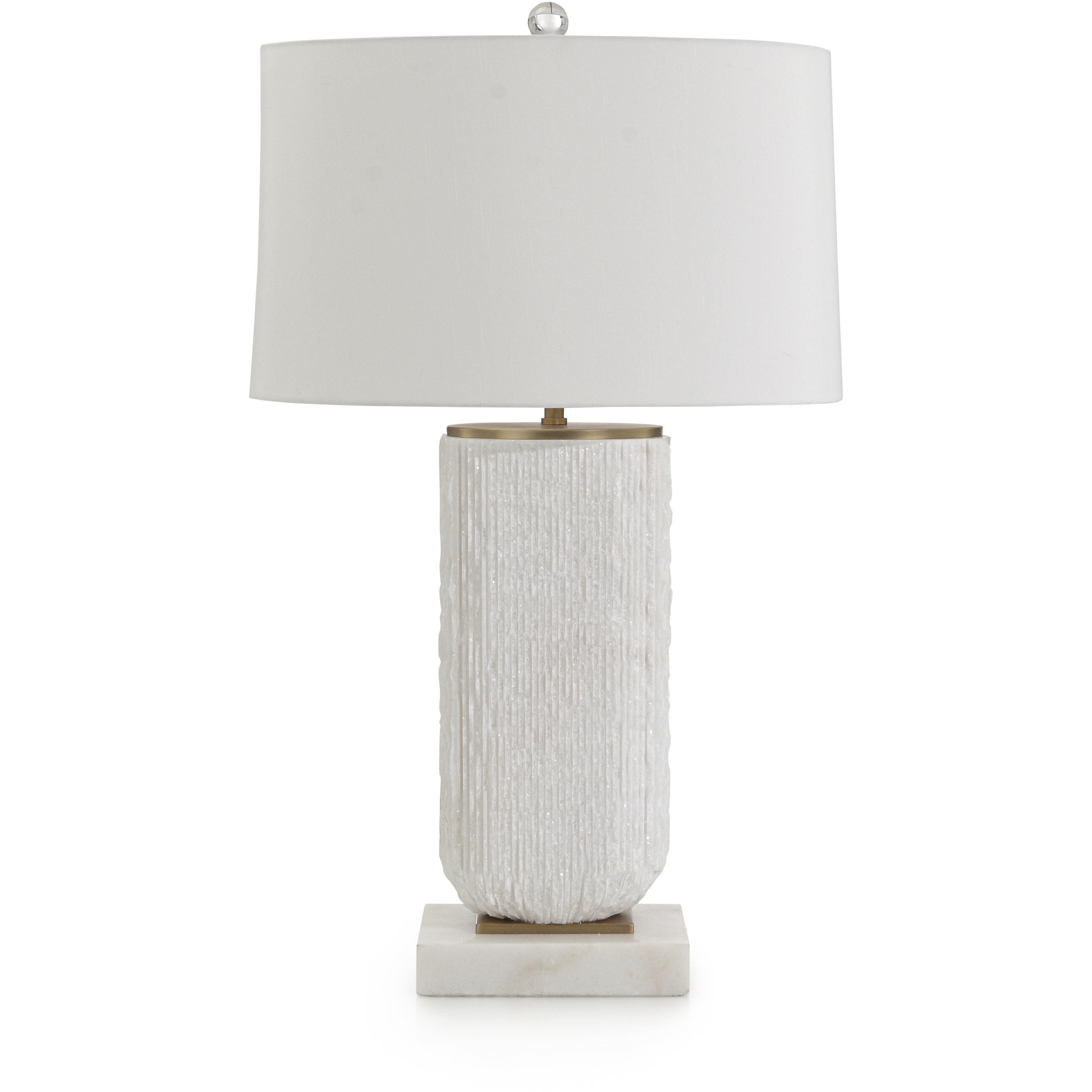 Igneous Cascade 37.75 inch 150.00 watt Antique Brass Table Lamp Portable Light