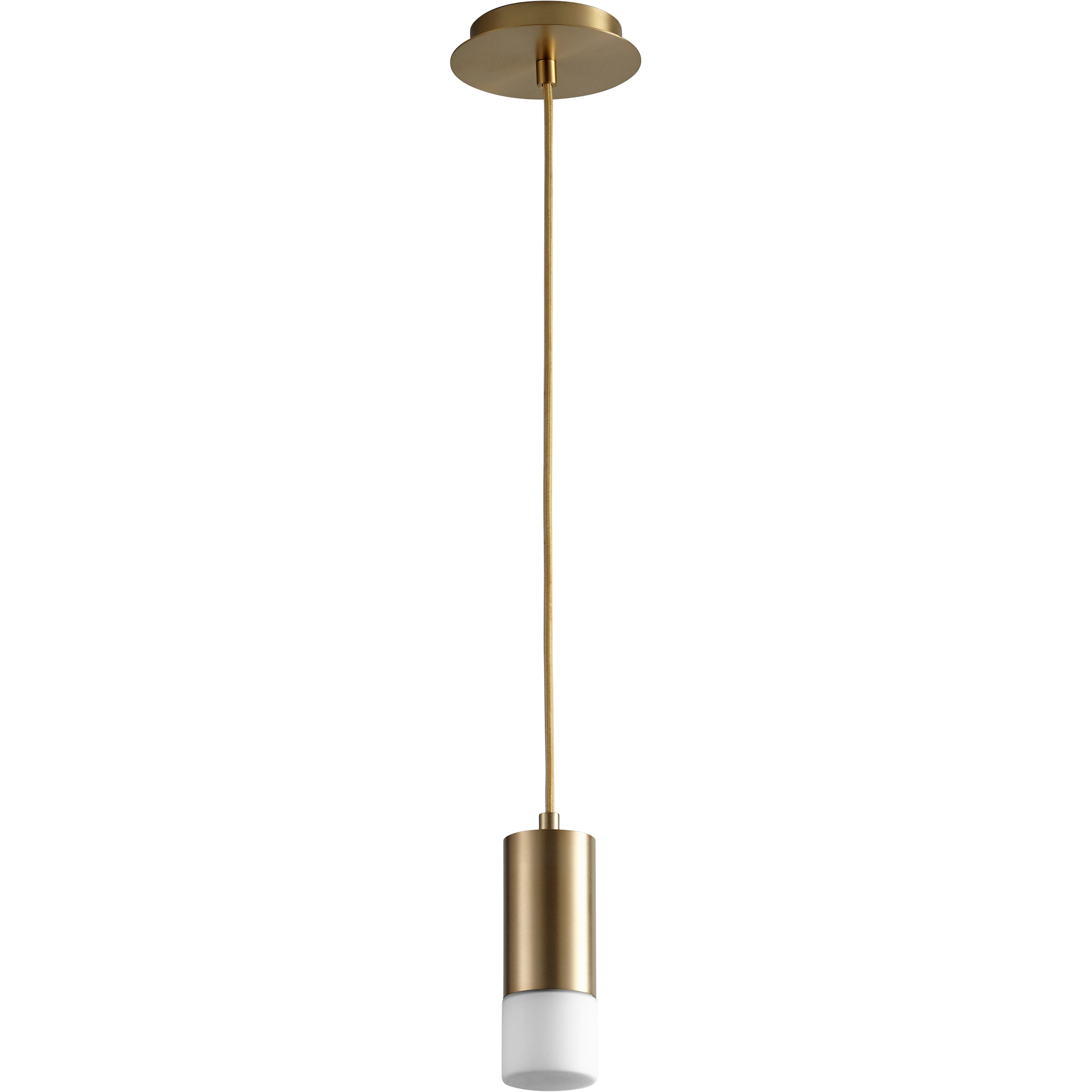 Magneta 1 Light 3 inch Aged Brass Pendant Ceiling Light