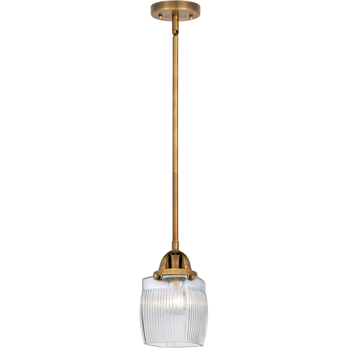 Nouveau 2 Colton 1 Light 6 inch Brushed Brass Mini Pendant Ceiling Light