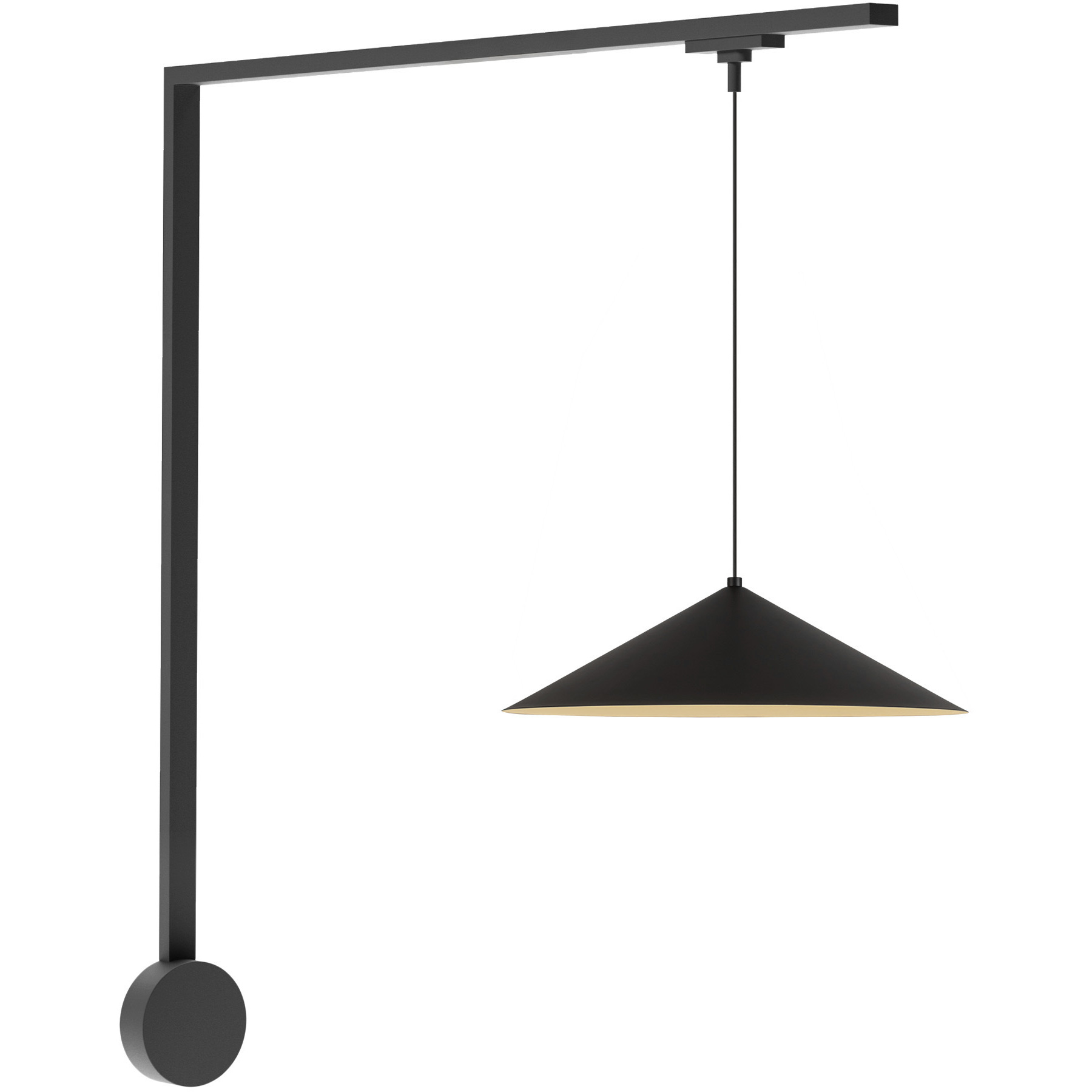 Luiz 120 Black Trilo Track Ceiling Light