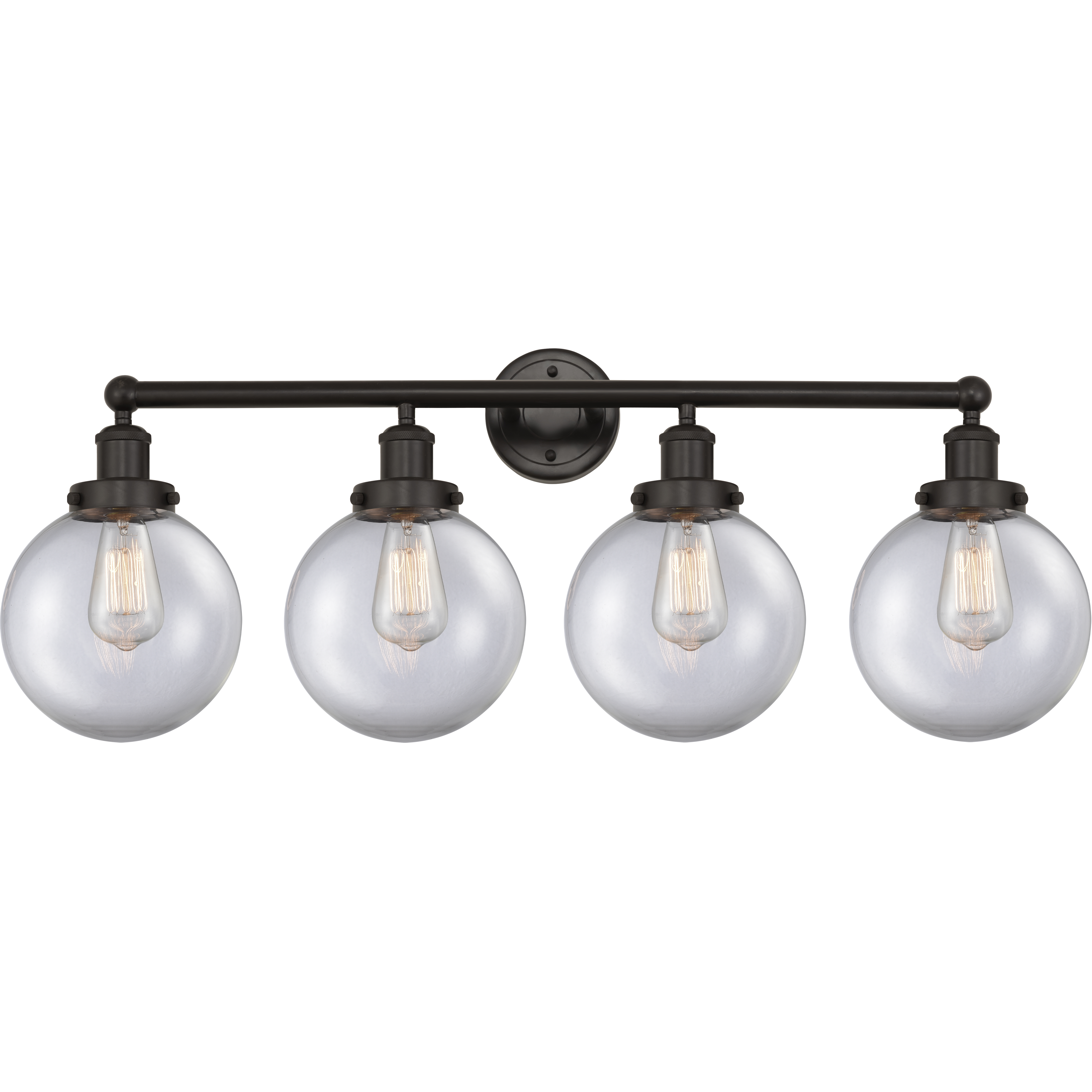 Beacon 4 Light 33.5 inch Oil Rubbed Bronze Bath Vanity Light Wall Light