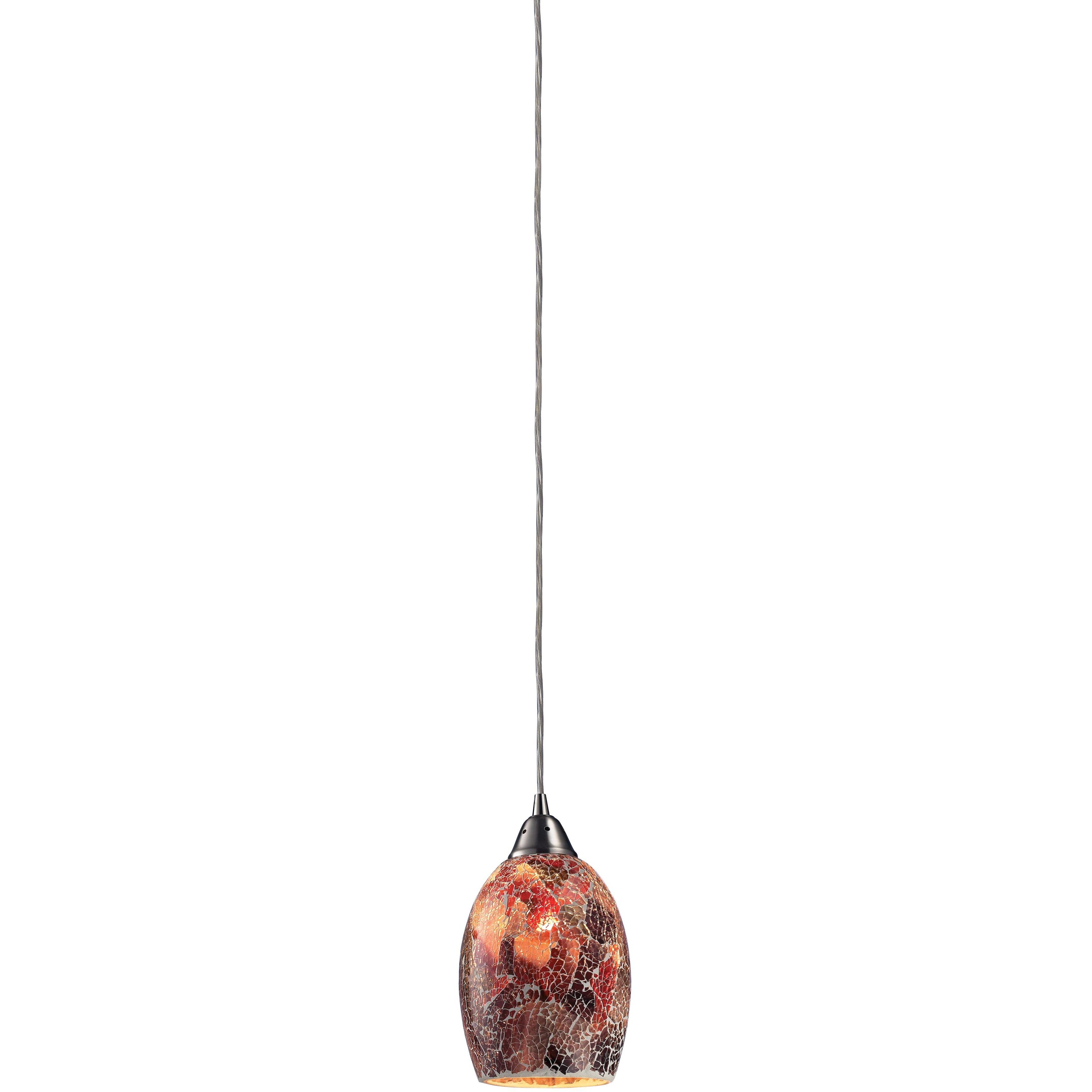 Avalon 1 Light 5 inch Satin Nickel Pendant Ceiling Light