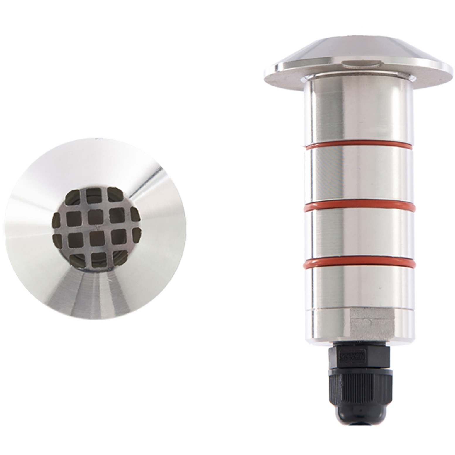 Inground Indicator Light 12 2 watt Stainless Steel Path Indicator Light in 3000K Warm White LED, WAC Landscape