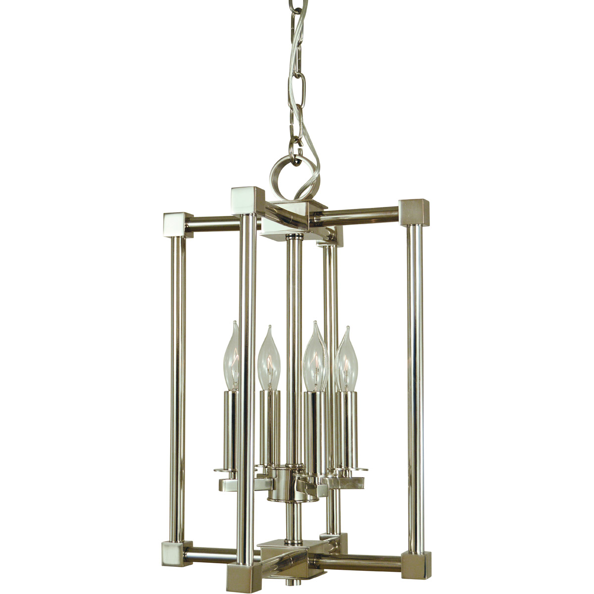 Lexington 4 Light 11 inch Mahogany Bronze Mini Chandelier Ceiling Light in Without Shade