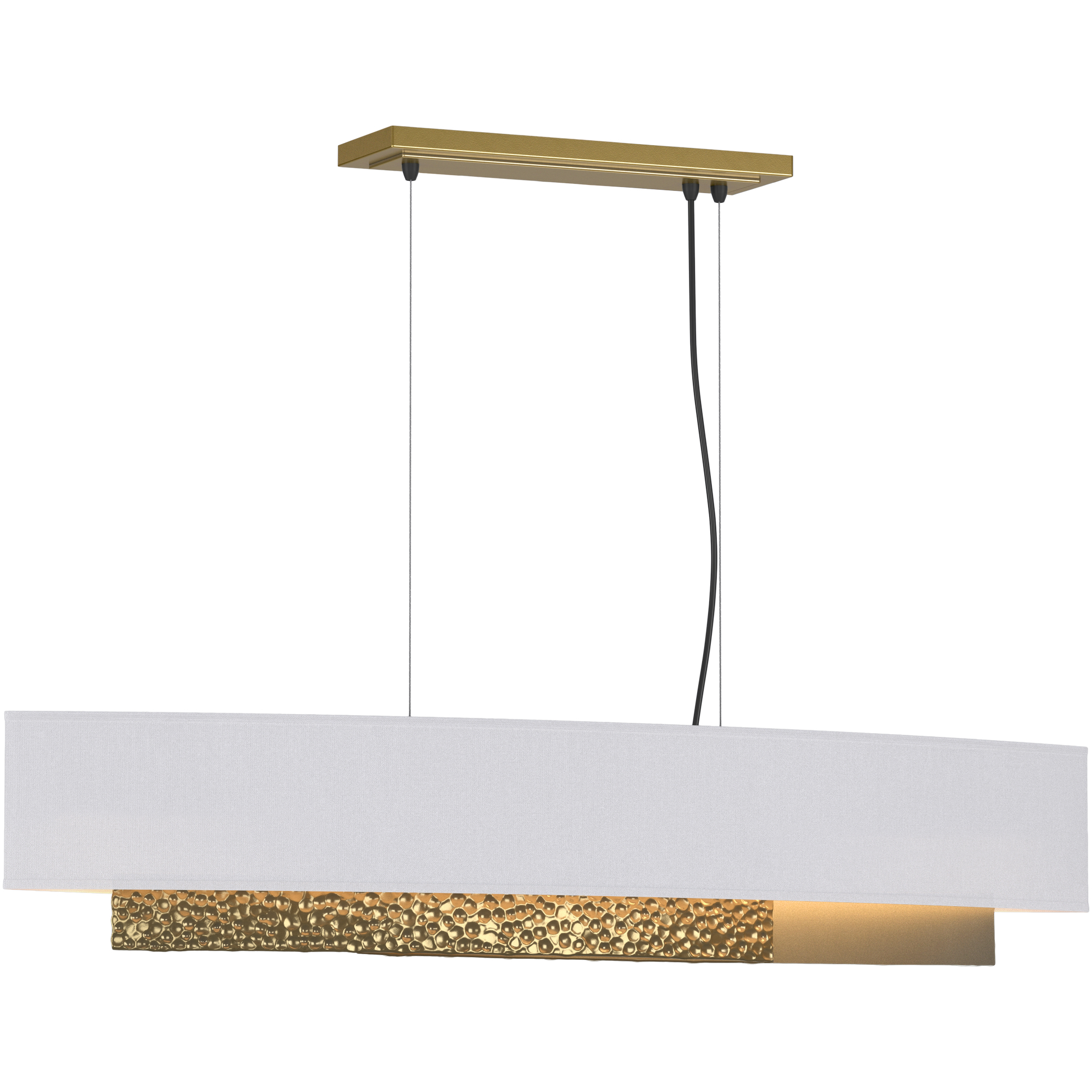 Oceanus 4 Light 42 inch Modern Brass Pendant Ceiling Light in Natural Anna