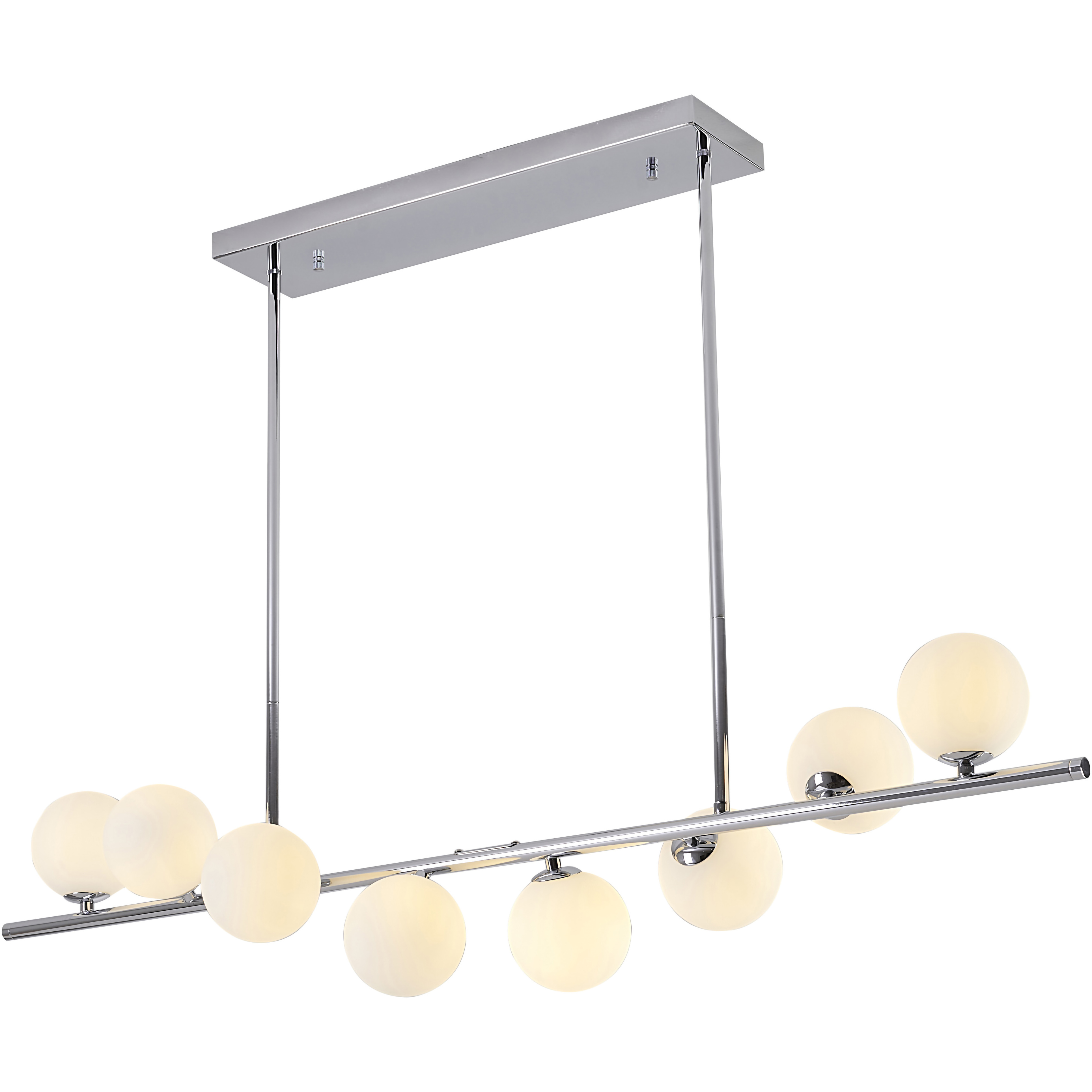 Canada 8 Light 3.9 inch Chrome Chandelier Ceiling Light
