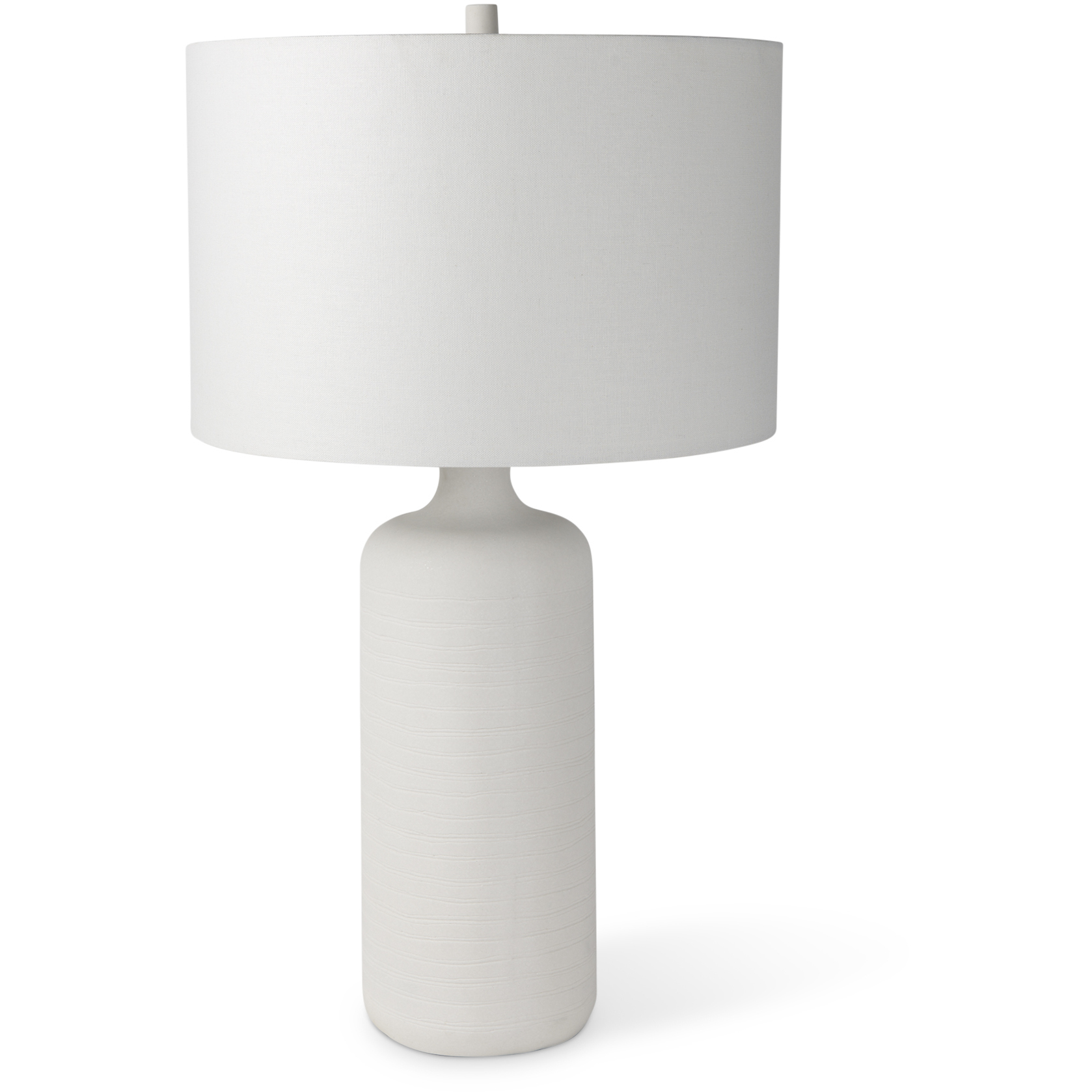 Melanie 30.5 inch White Table Lamp Portable Light