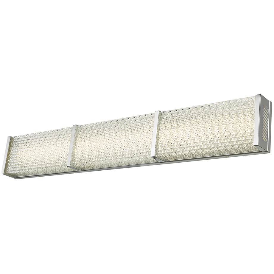 Evoke LED 32 inch Chrome Vanity Bar Light Wall Light