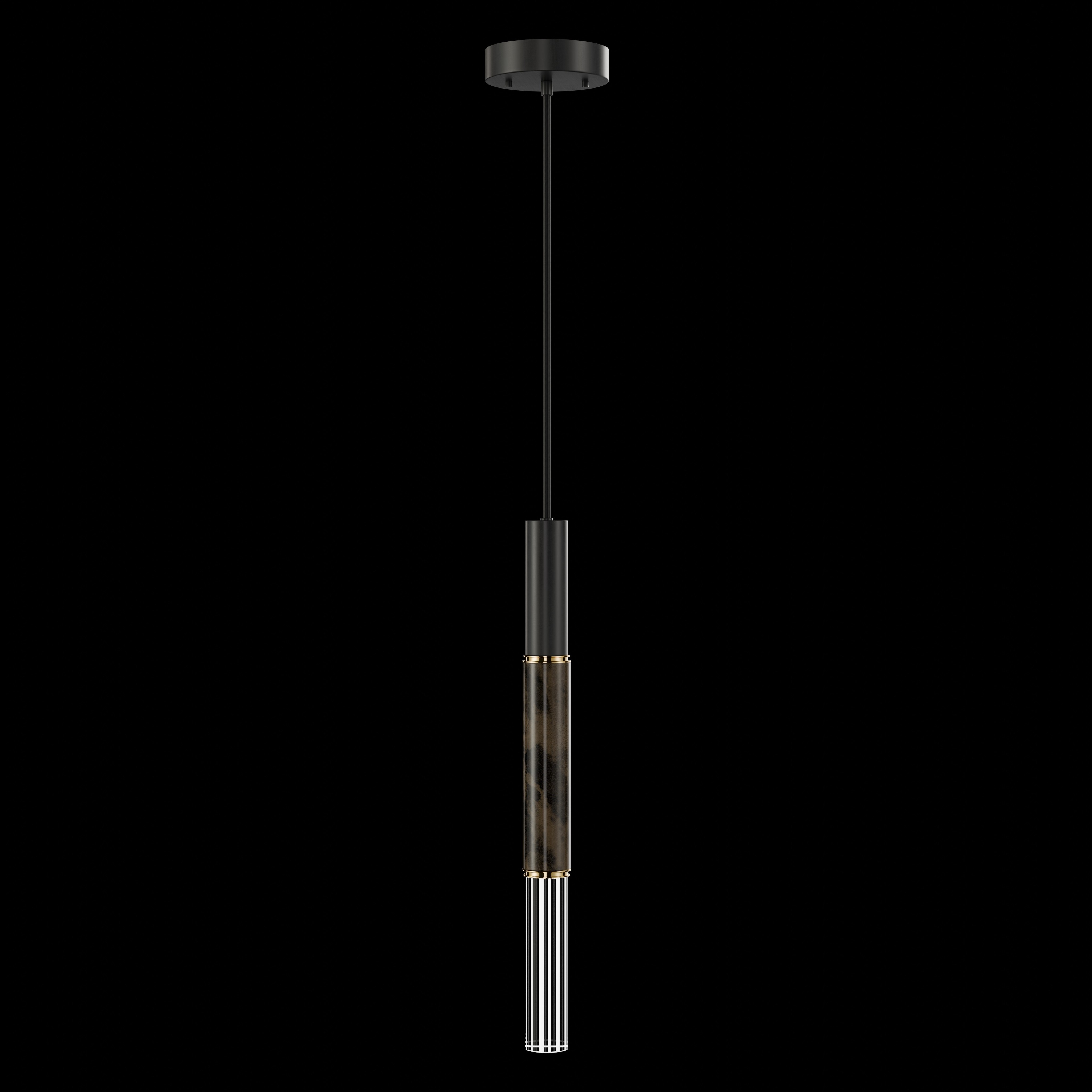 Antonia 1 Light 6.5 inch Black Pendant Ceiling Light