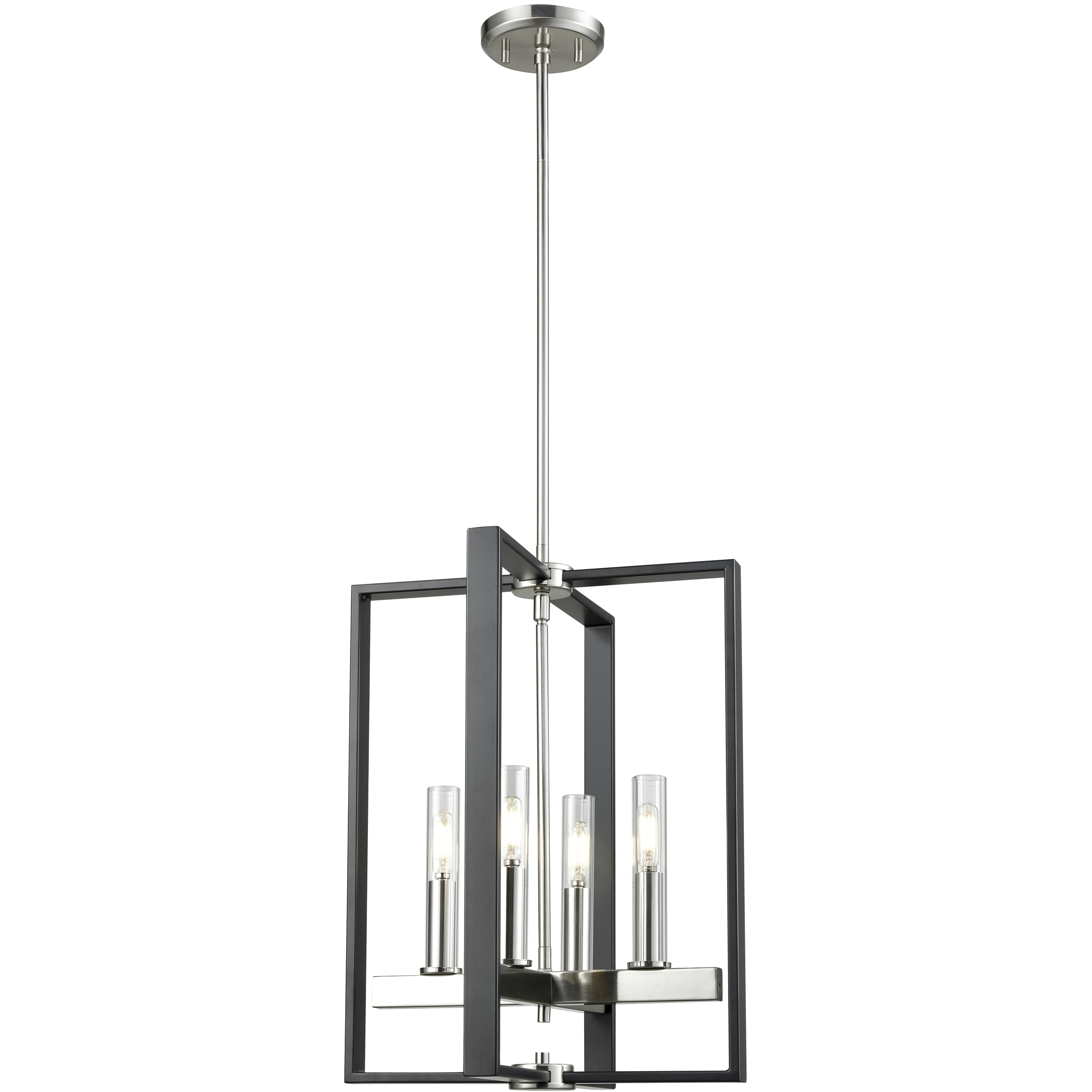 Blairmore 4 Light 14.75 inch Satin Nickel and Graphite Foyer Ceiling Light
