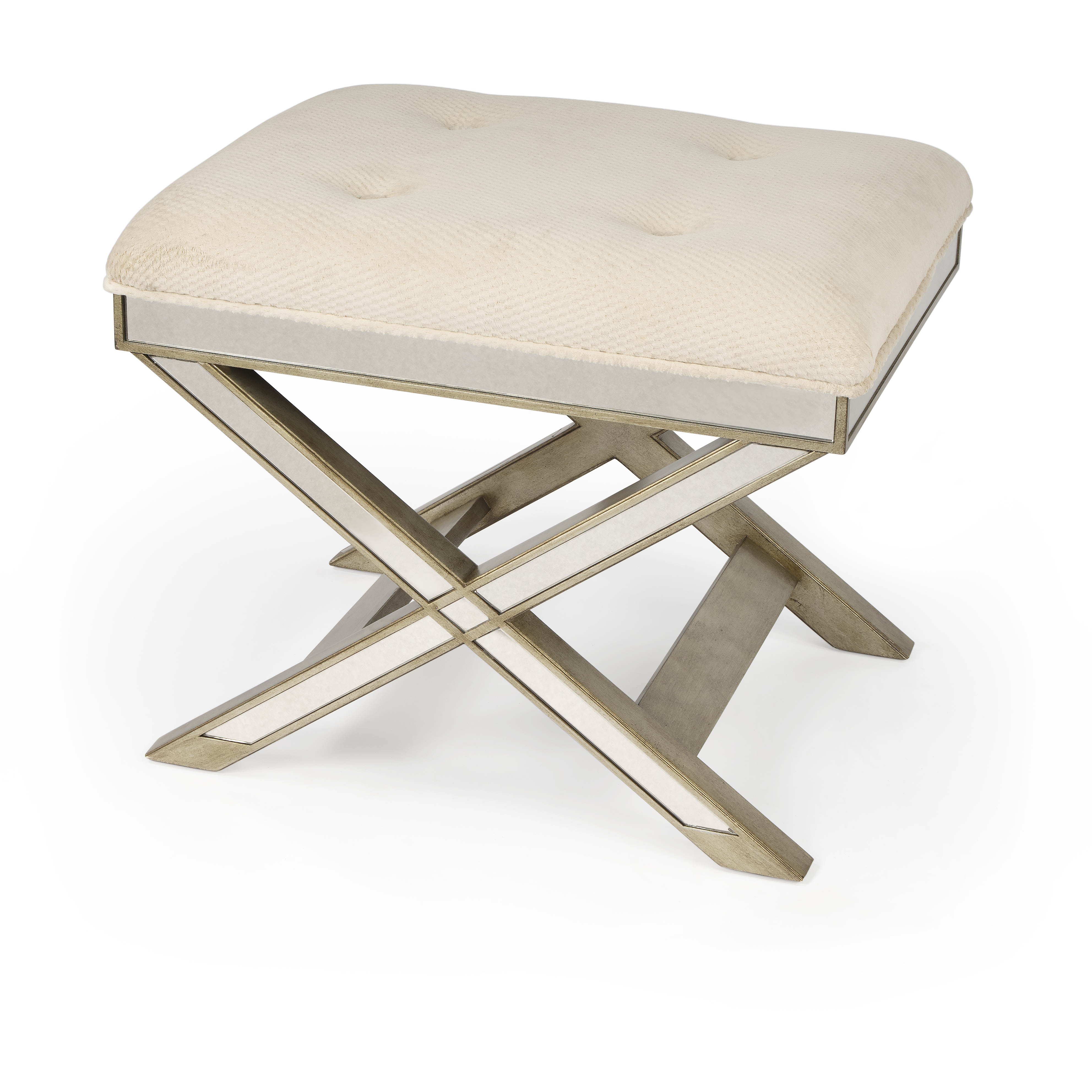 Butler Loft Marlo mirrored Bench