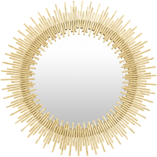 Auriga 38 X 38 inch Gold Leaf Wall Mirror