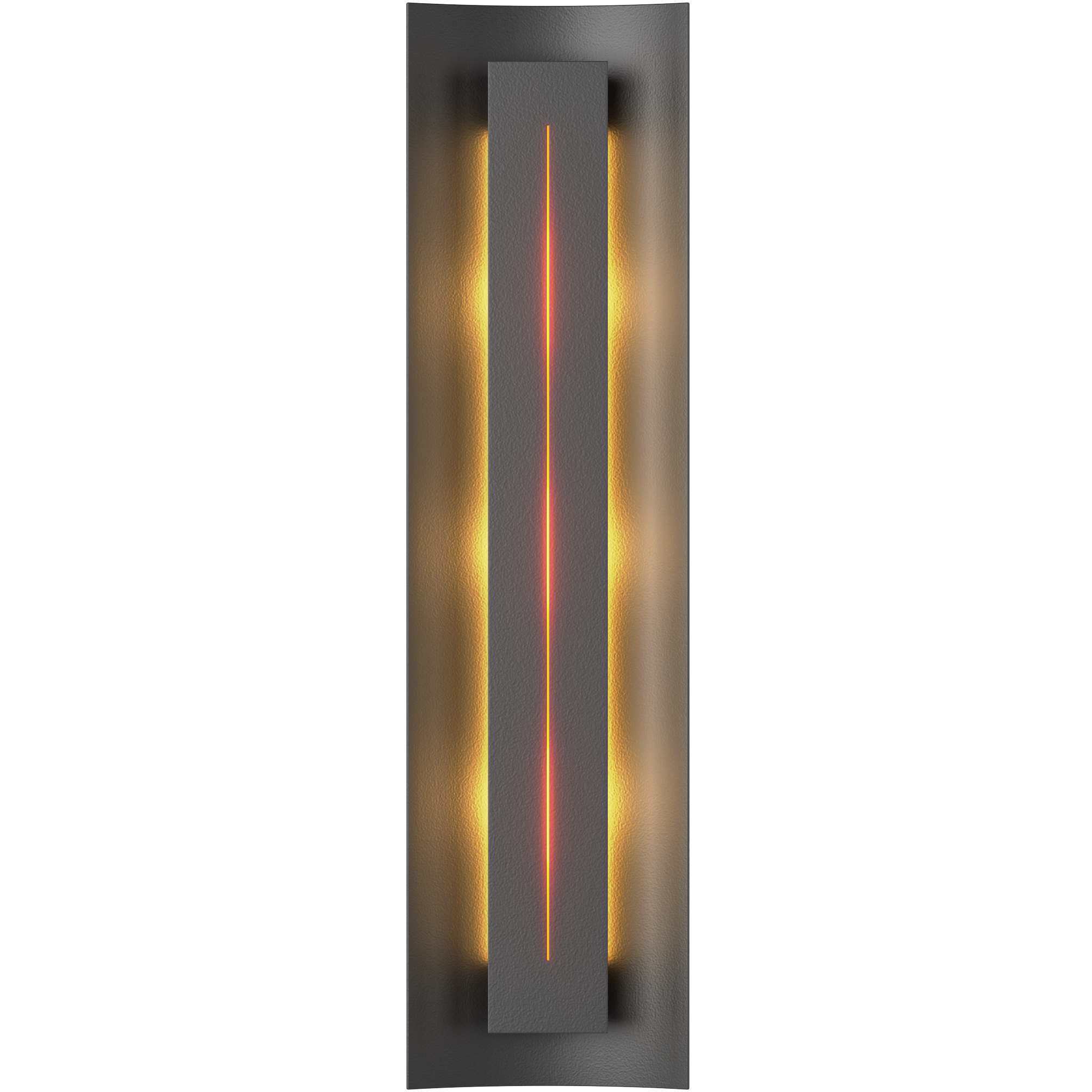 Gallery 3 Light 7.1 inch Black ADA Sconce Wall Light in Amber