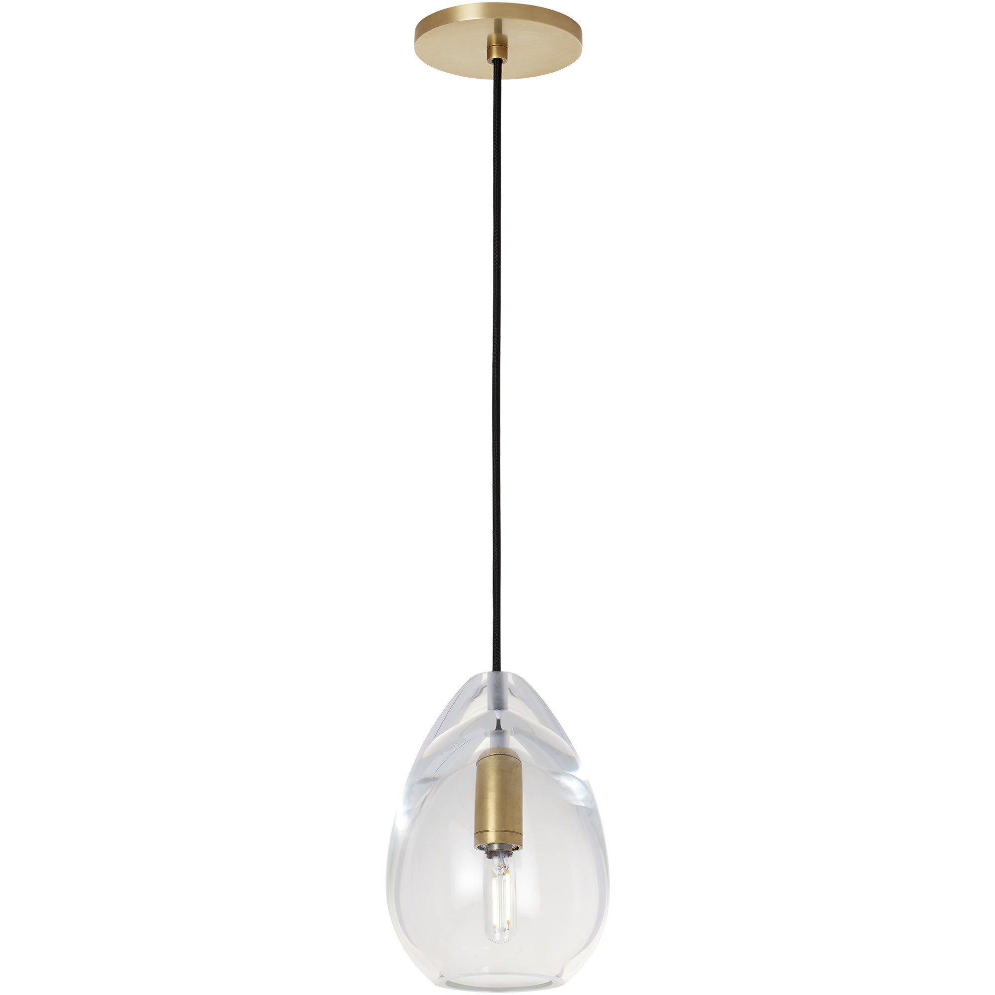 Sean Lavin Alina LED 6.8 inch Natural Brass Line-Voltage Pendant Ceiling Light