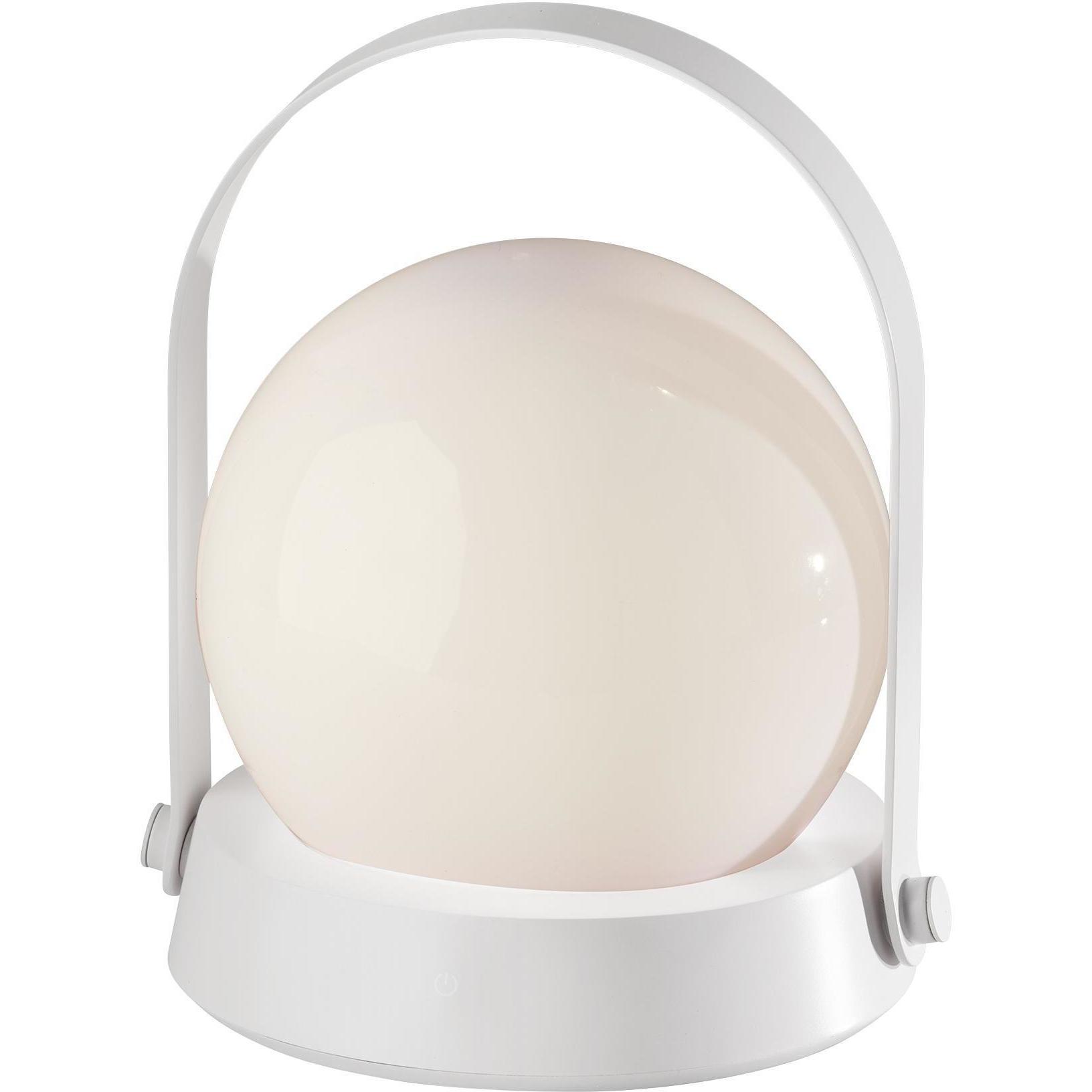 Millie 8 X 7 inch White Color Changing Table Lantern, Simplee Adesso