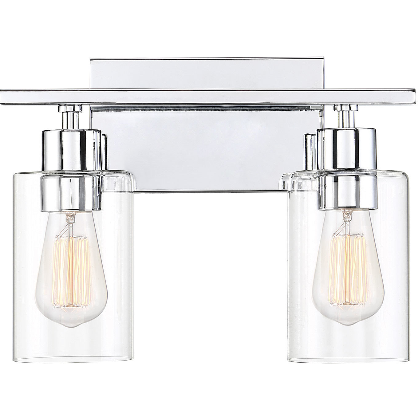 Lambert 2 Light 13.25 inch Polished Chrome Bathroom Vanity Light Wall Light
