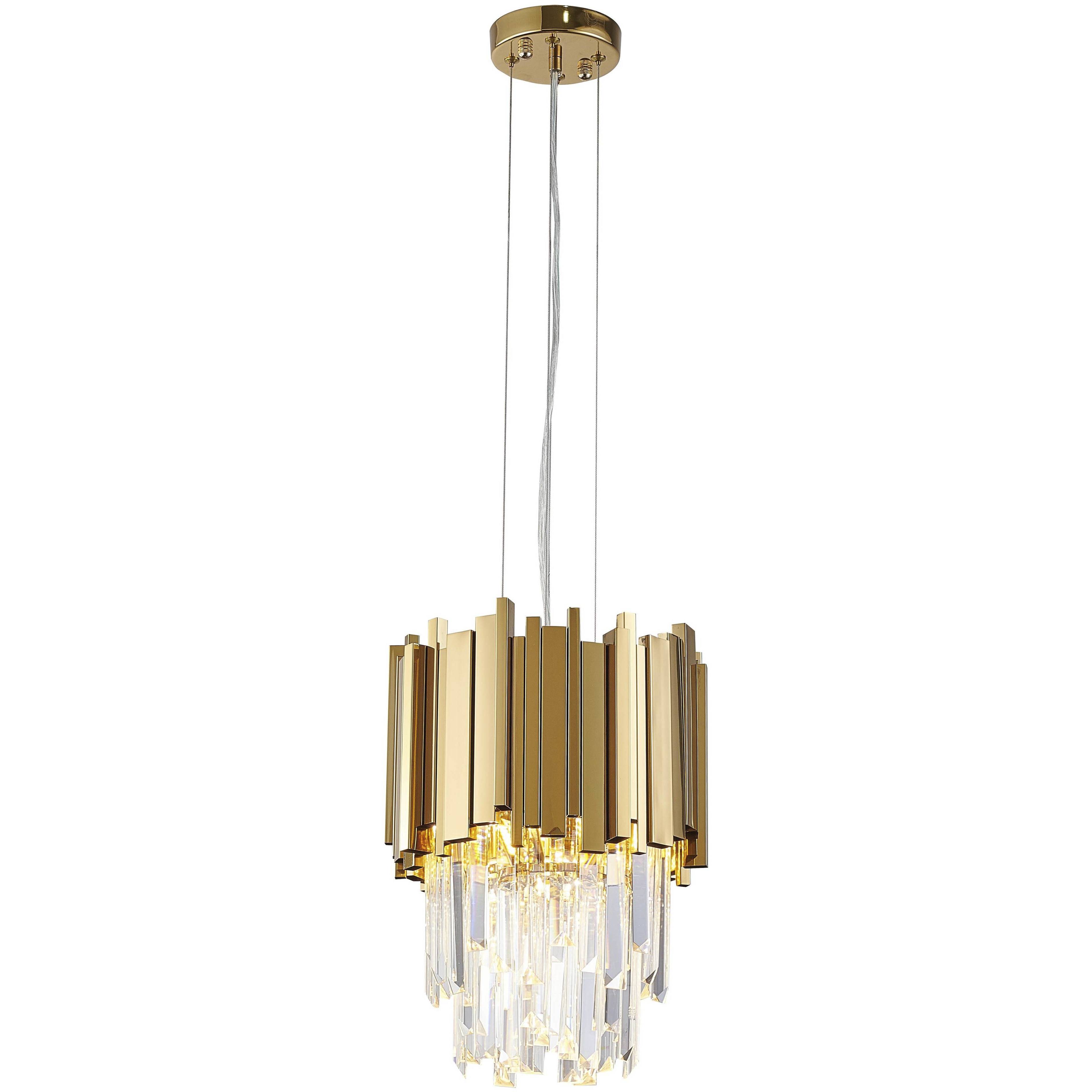 Canada 4 Light 9.8 inch Gold Pendant Ceiling Light