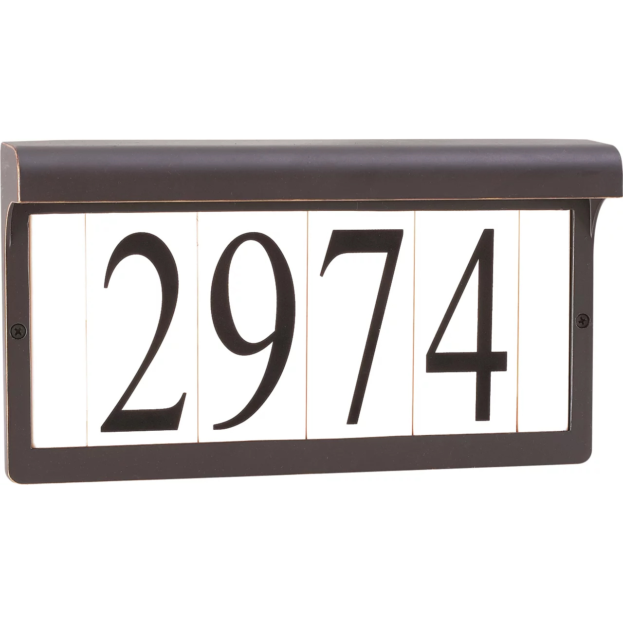 Address Light 4 Light 6.81 inch Antique Bronze Address Light
