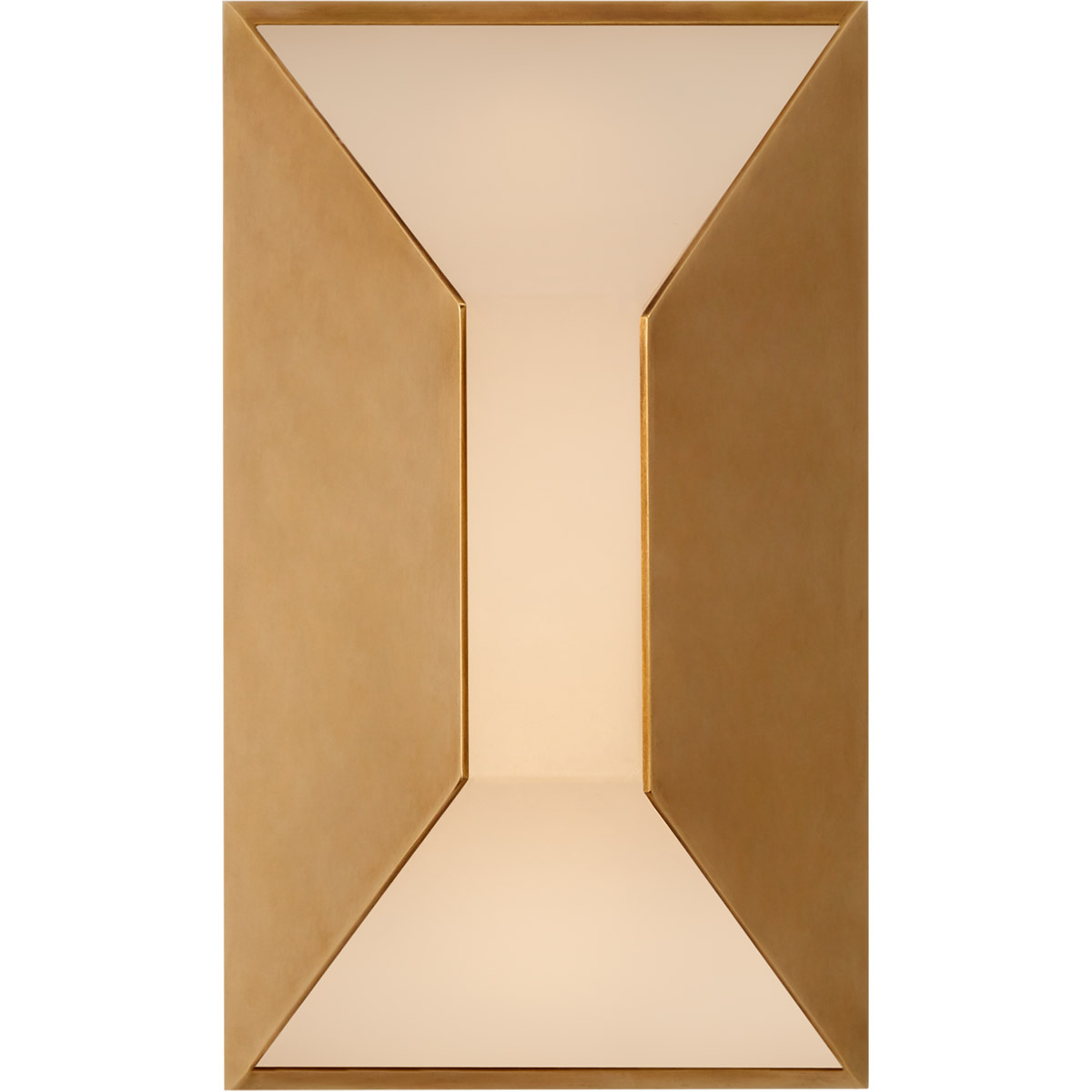 Kelly Wearstler Stretto LED 8 inch Antique-Burnished Brass Outdoor Sconce, Small