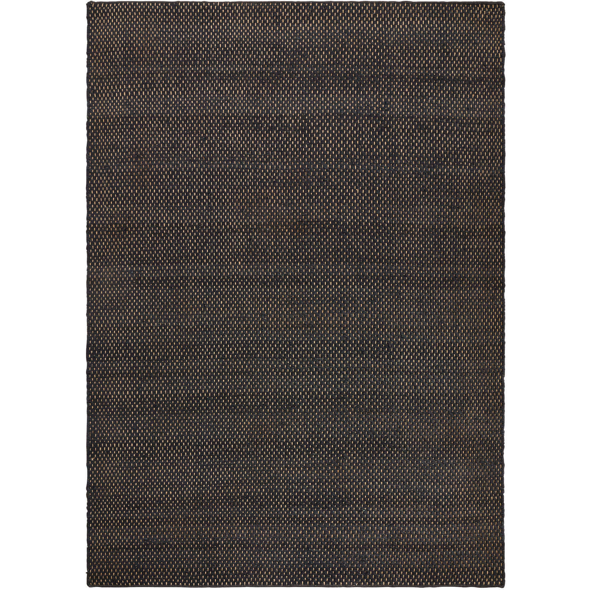 Ganges 130 X 94 inch Black Rug in 8 x 11