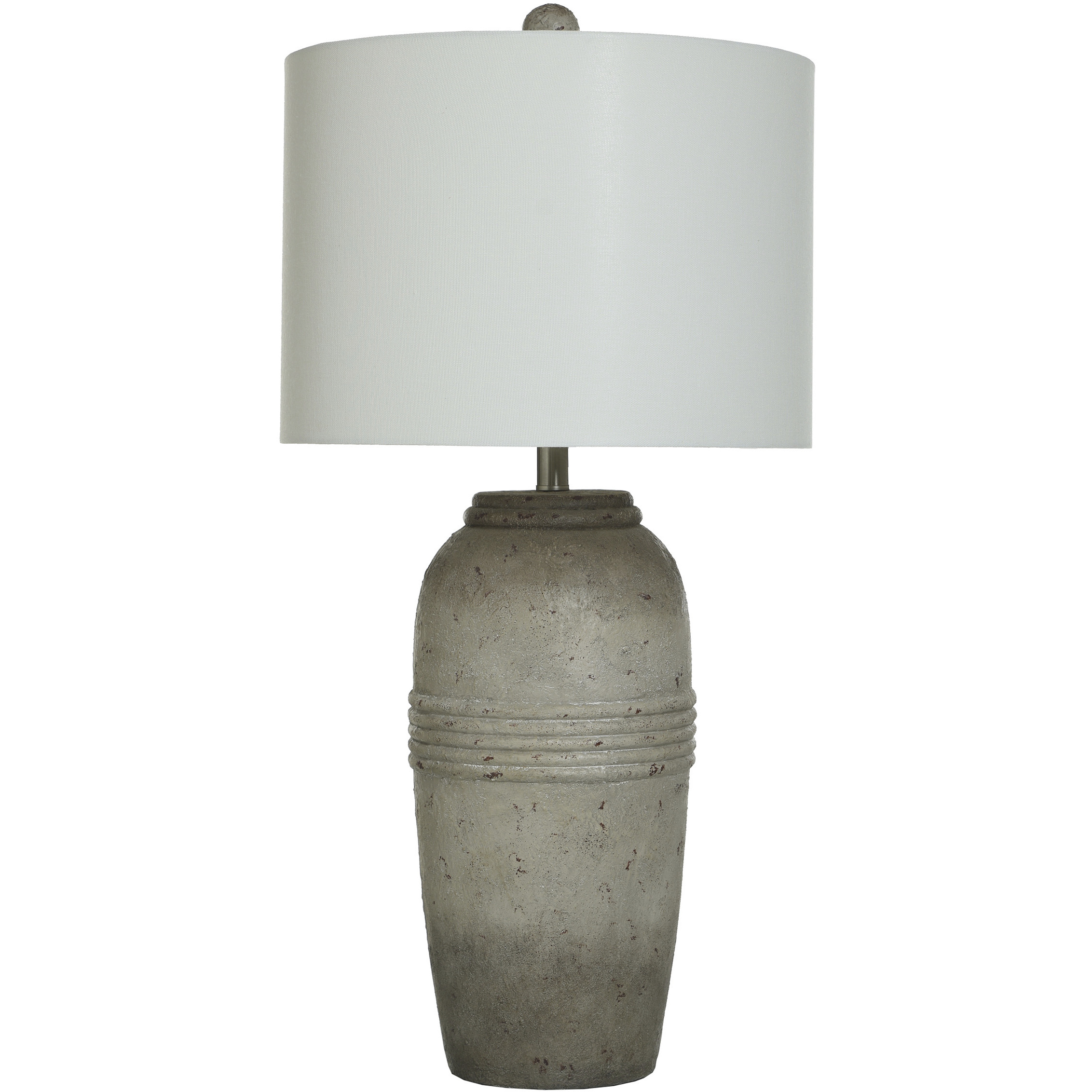 Grover 32 inch 150.00 watt Bronzecotta Table Lamp Portable Light