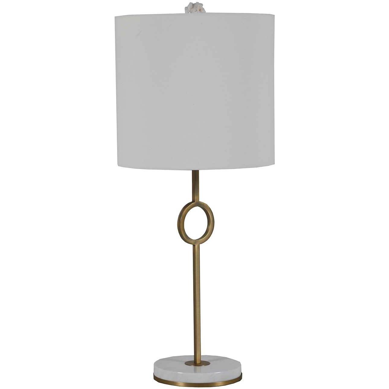 Kerry 34.75 inch Matte Antique Brass Table Lamp Portable Light
