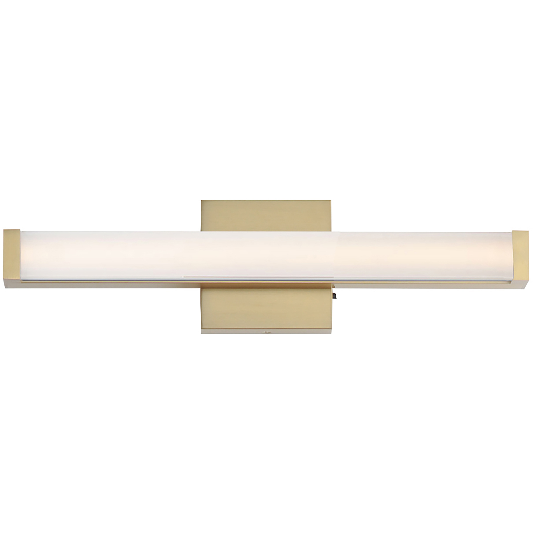 Spec 5CCT LED 18 inch Natural Aged Brass Bath Vanity Wall Light