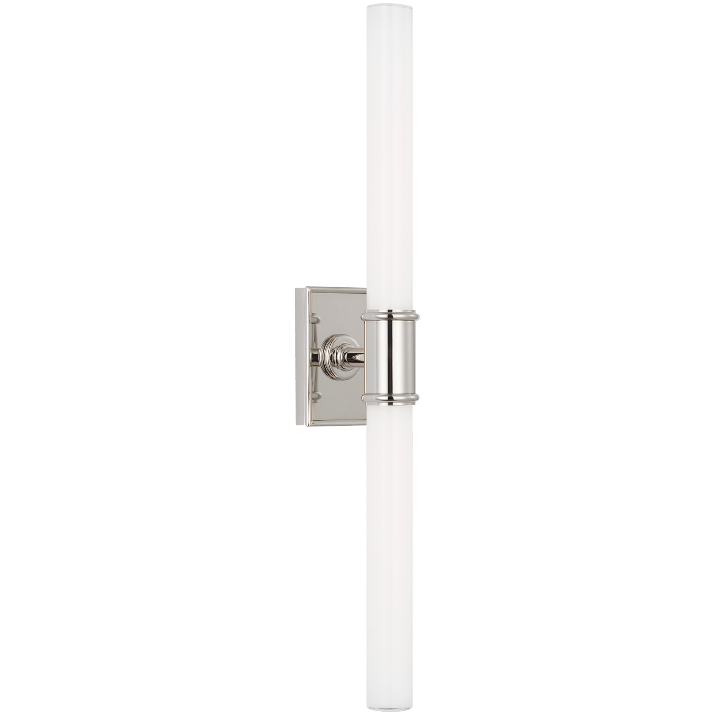 Chapman & Myers Owen LED 2.75 inch Polished Nickel Double Bath Light Wall Light