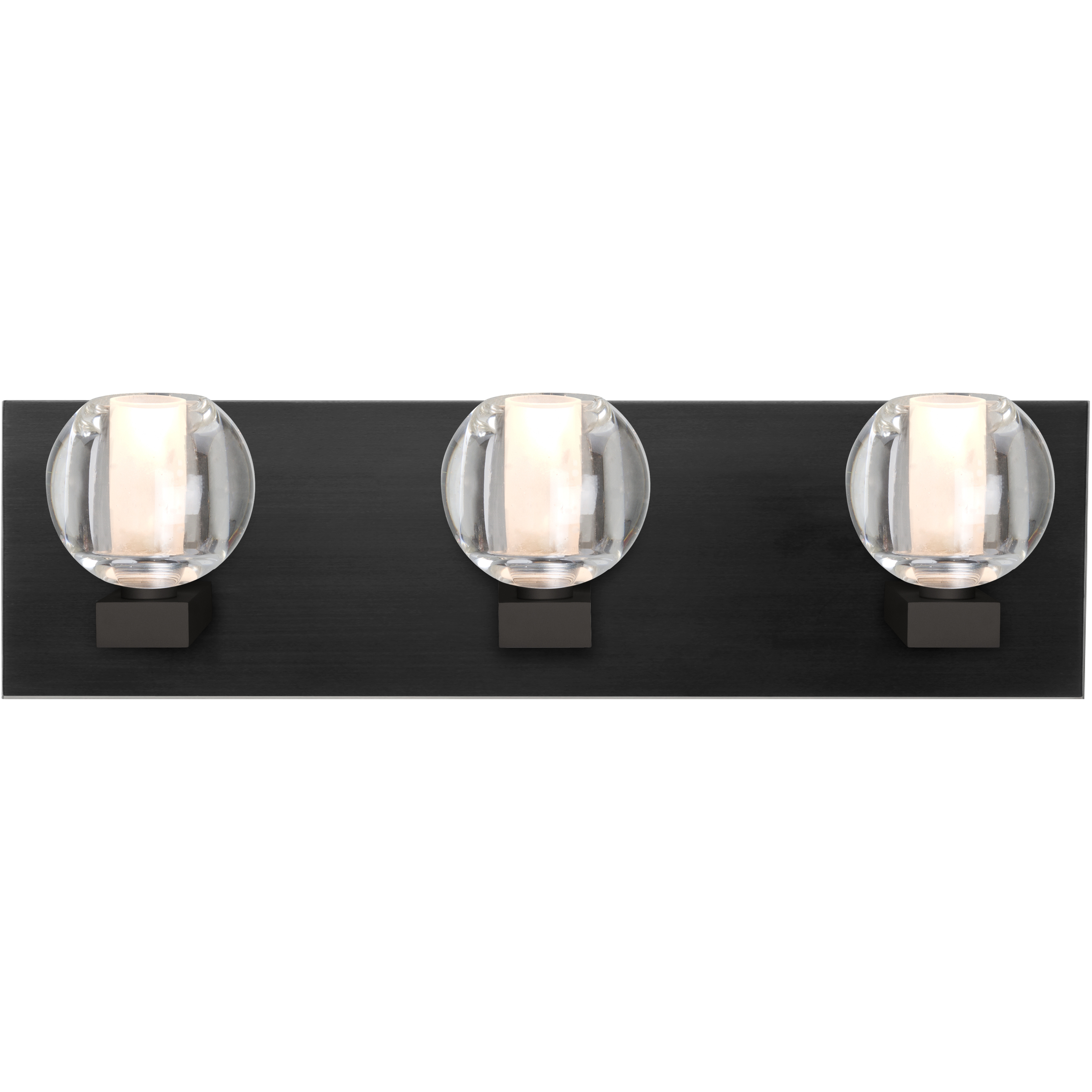 Boca 3 3 Light 22 inch Black Vanity Light Wall Light
