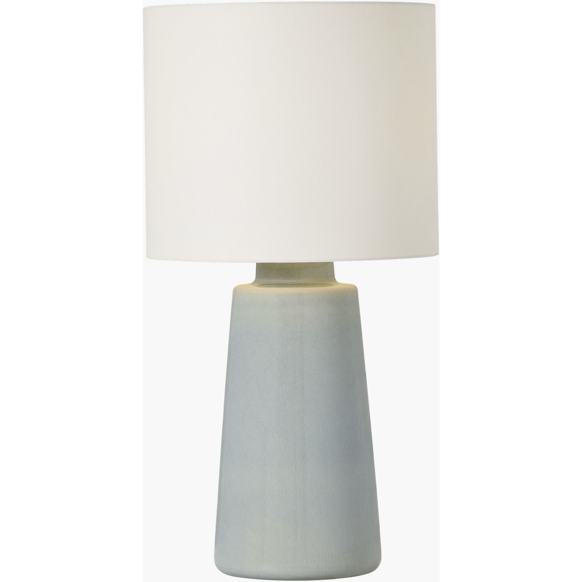 Barbara Barry Vessel 27.38 inch 9 watt Blue Anglia Crackle Table Lamp Portable Light