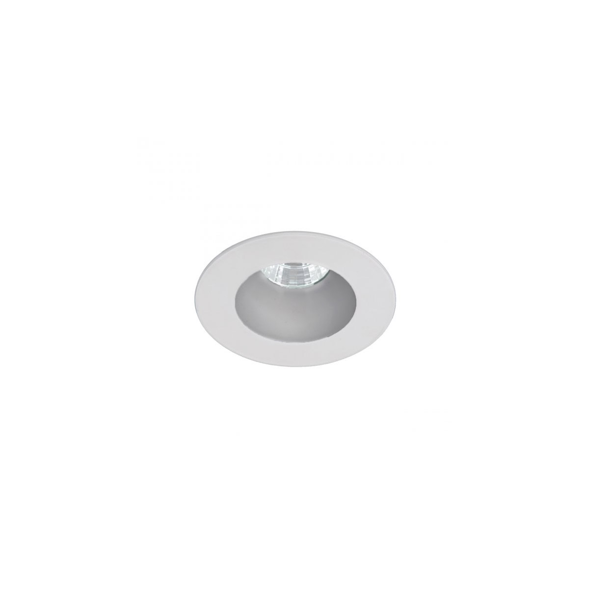 Ocularc LED Module - Driver Haze/White Recessed Trims in Flood, 2700K, Round