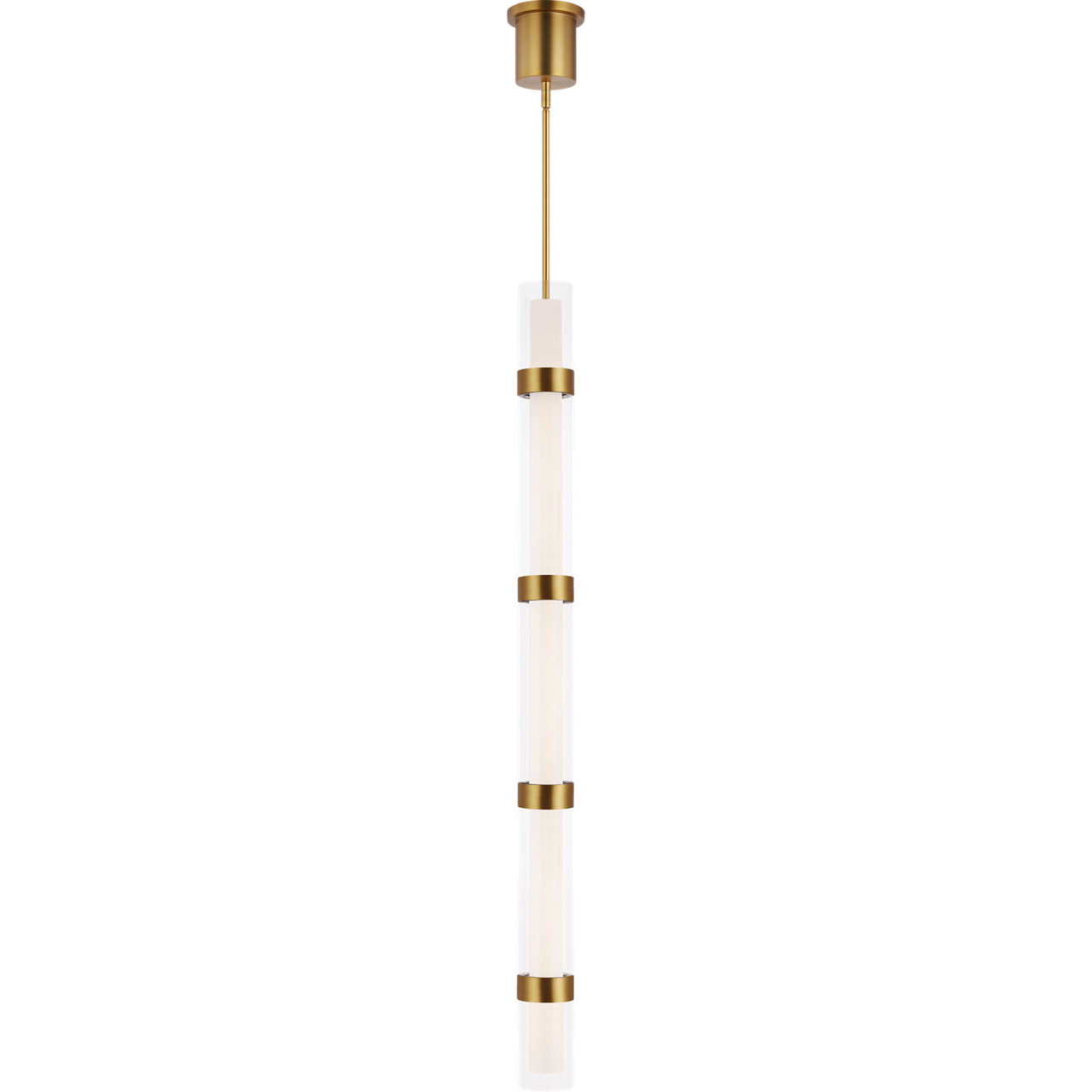 Sean Lavin Wit LED 3.9 inch Aged Brass Pendant Ceiling Light in 5 Glass, Integrated LED