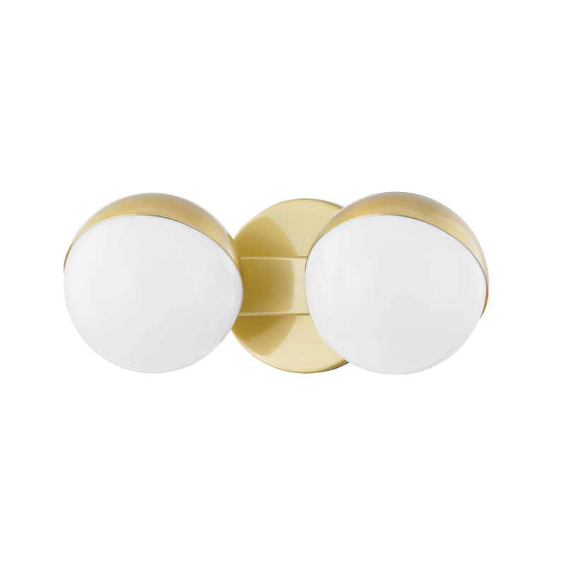 Lodi LED 11.25 inch Aged Brass Bath Bracket Wall Light