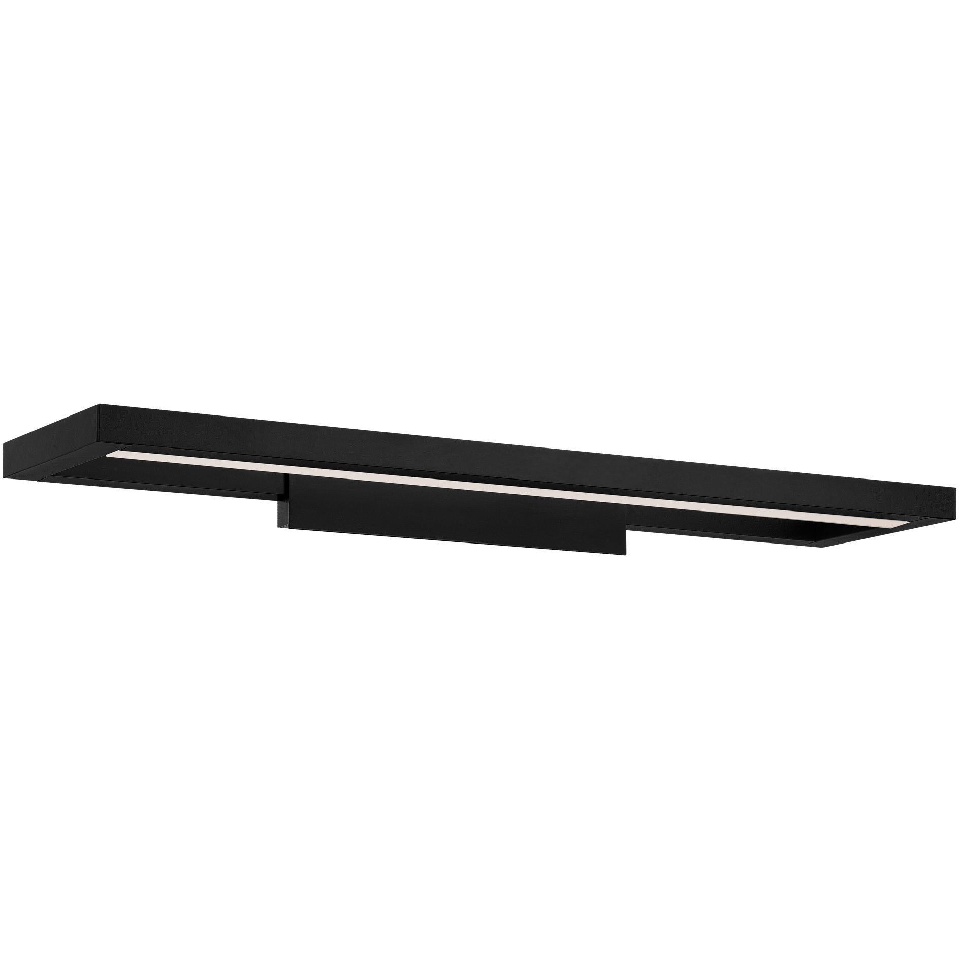 View LED 28 inch Black Bath Vanity & Wall Light in 2700K, dweLED