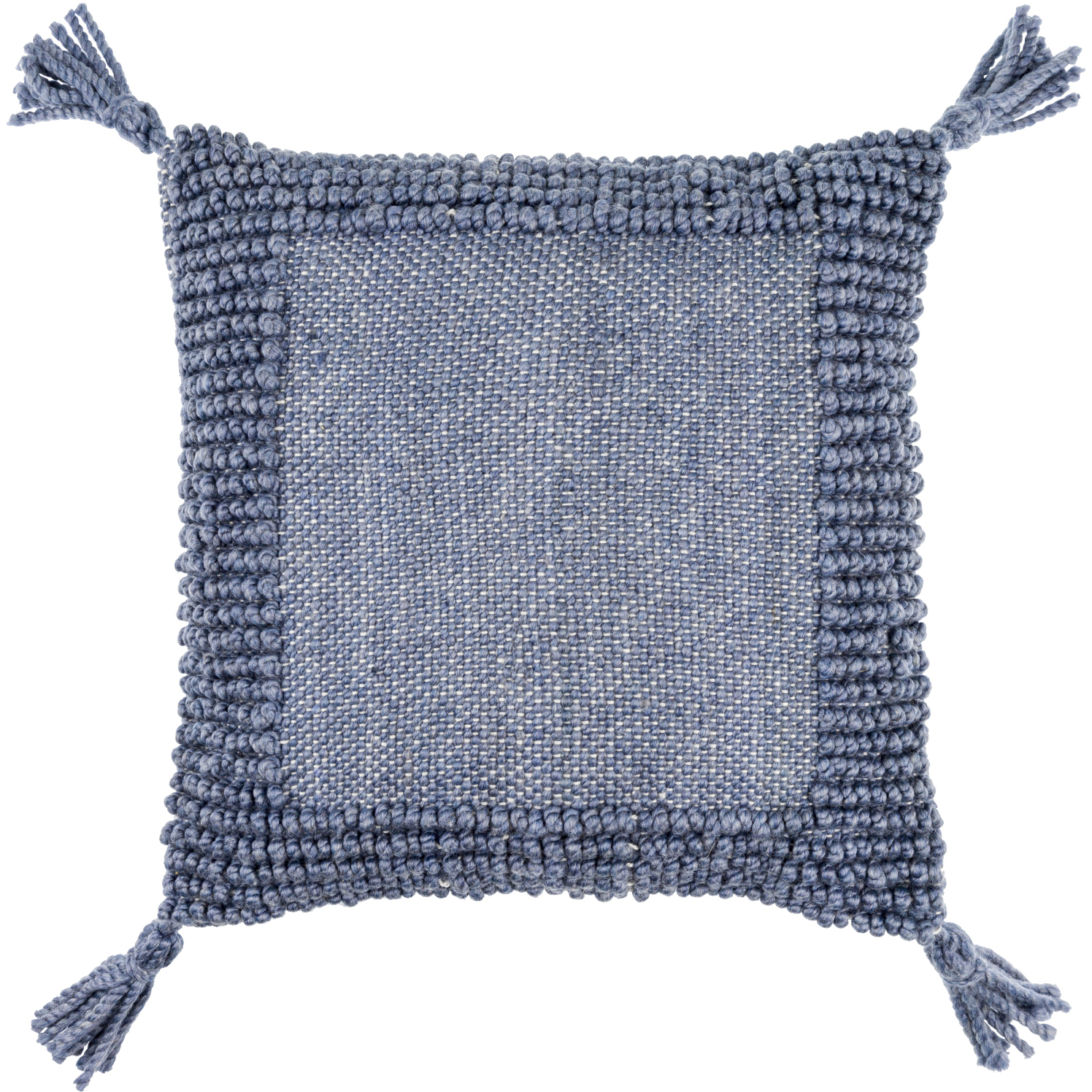 Alaric 22 X 22 inch Dark Blue Accent Pillow