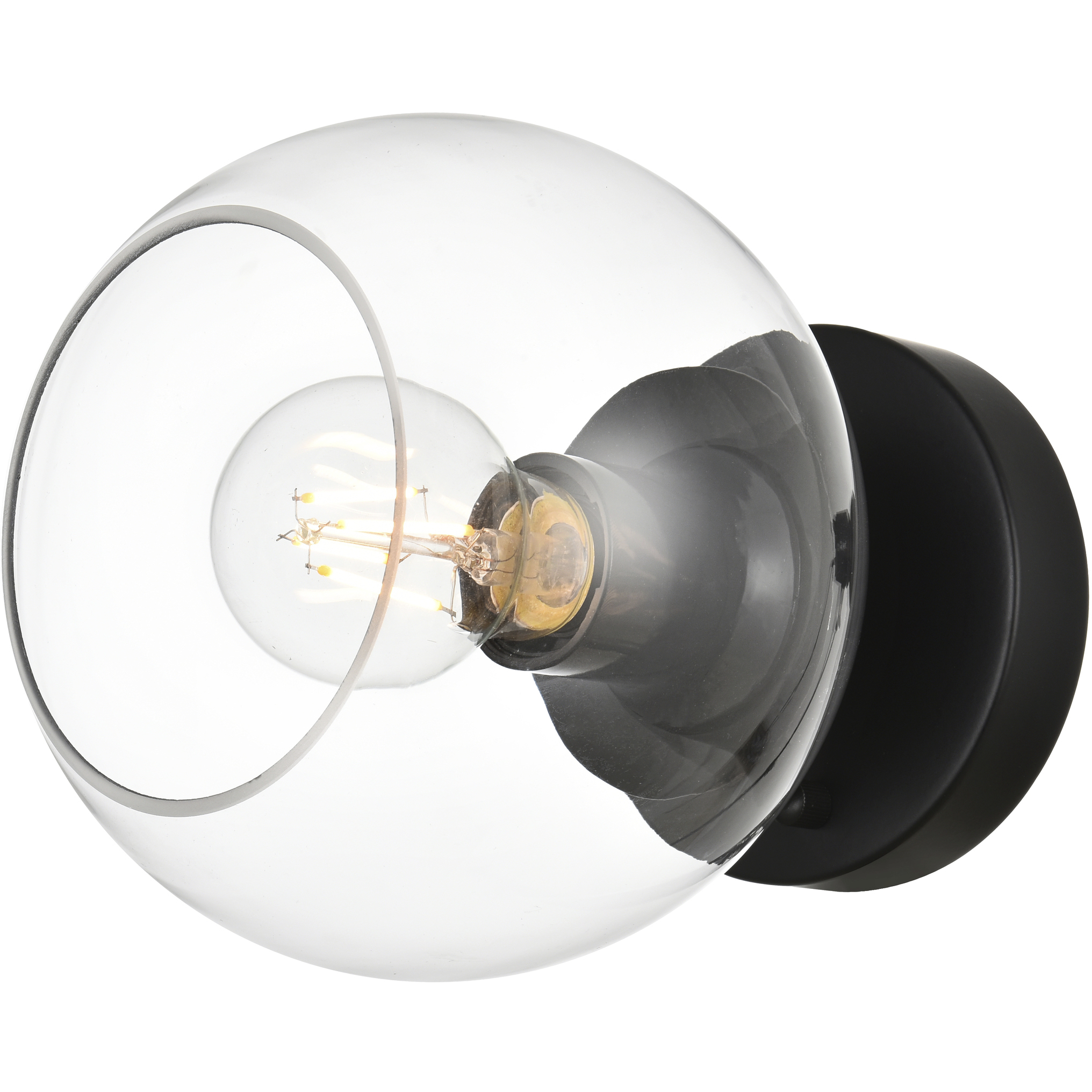 Rogelio 1 Light 7 inch Black Bath Sconce Wall Light