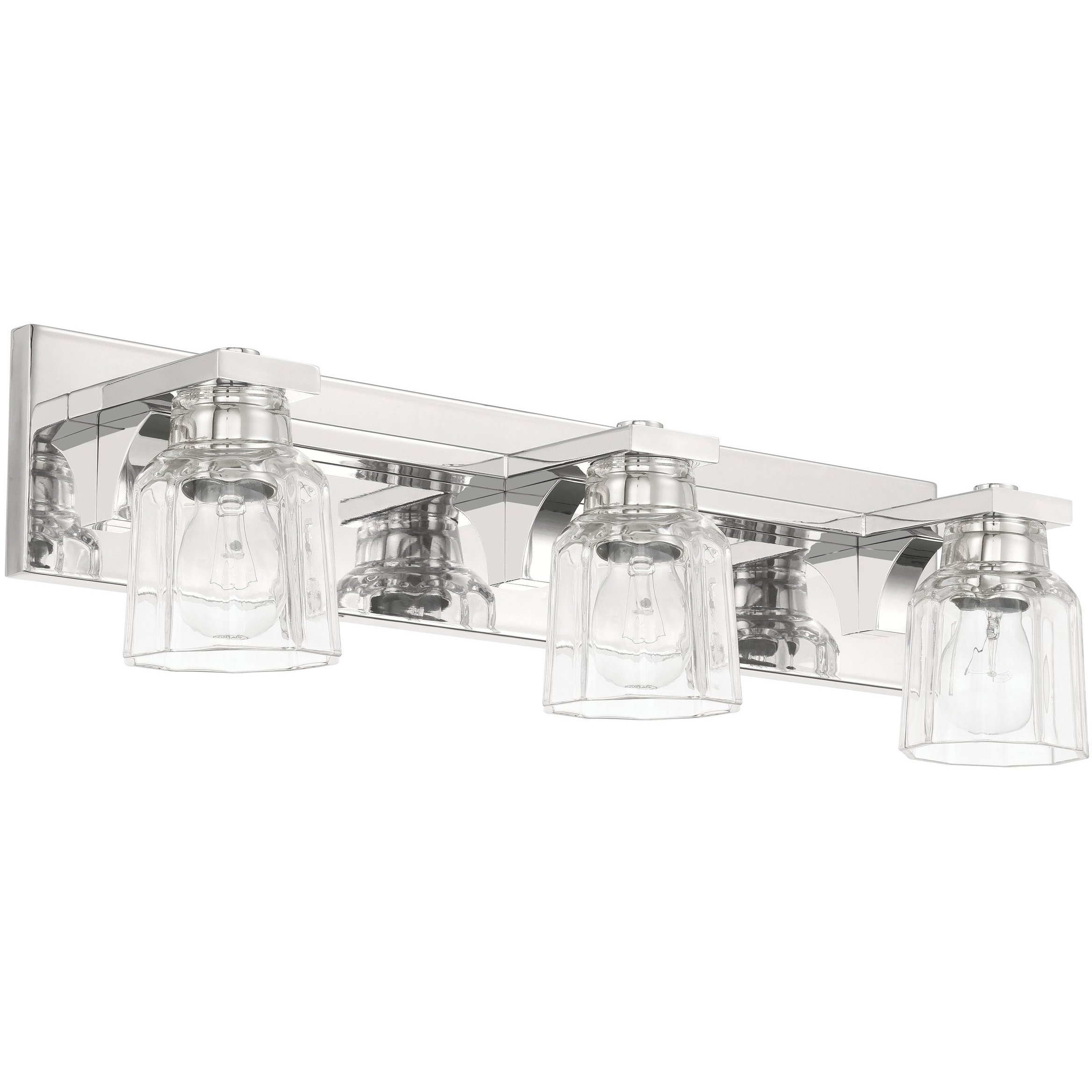 Dryden 3 Light 24.25 inch Polished Nickel Vanity Light Wall Light