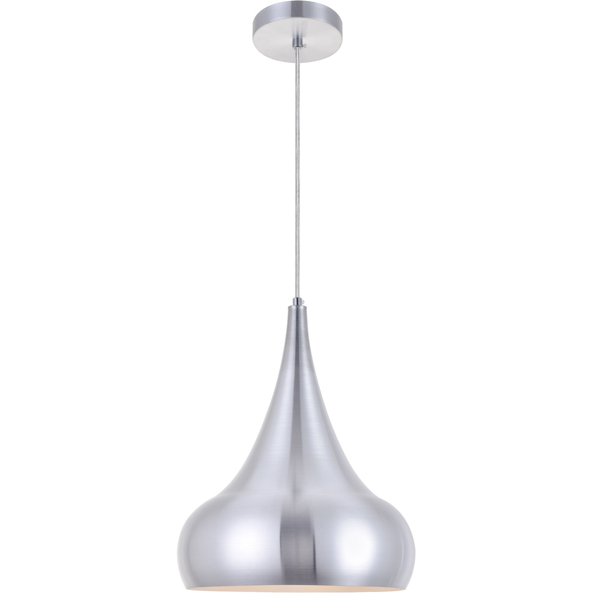 Circa 1 Light 11.5 inch Burnished Nickel Pendant Ceiling Light