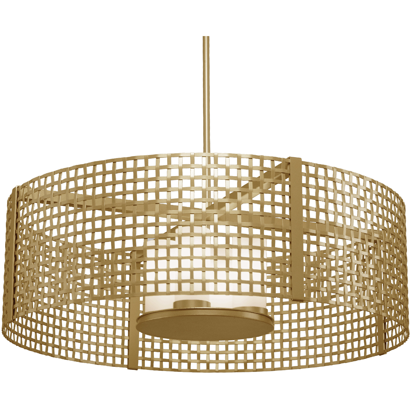 Tweed 4 Light 35.9 inch Gilded Brass Chandelier Ceiling Light, Drum
