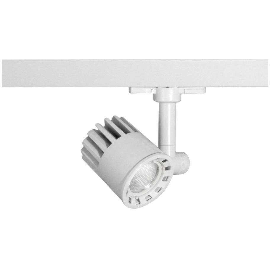 Exterminator 1 Light 277 White Track Head Ceiling Light in 90, 3000K